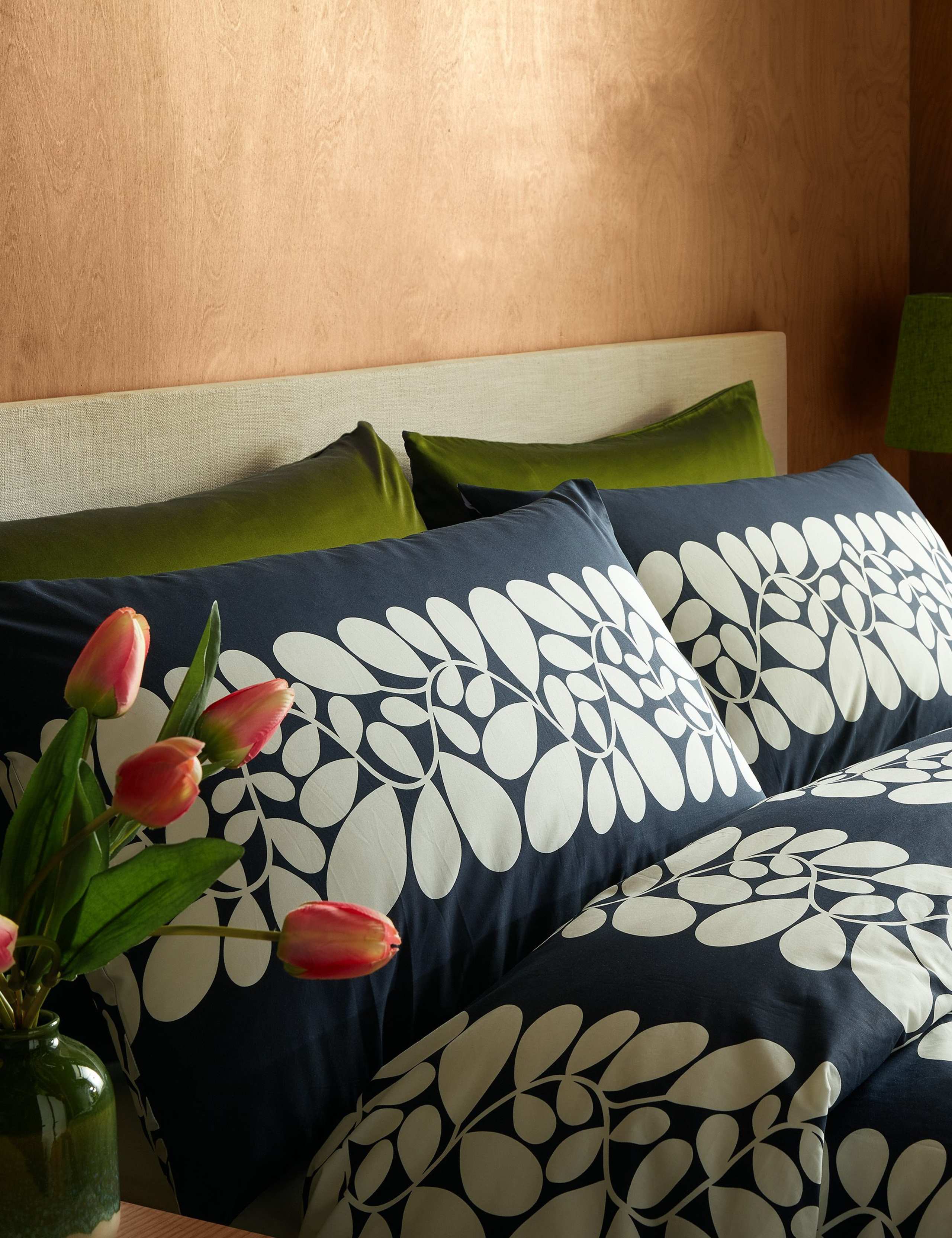 Pure Cotton Sycamore Stripe Bedding Set 3 of 4