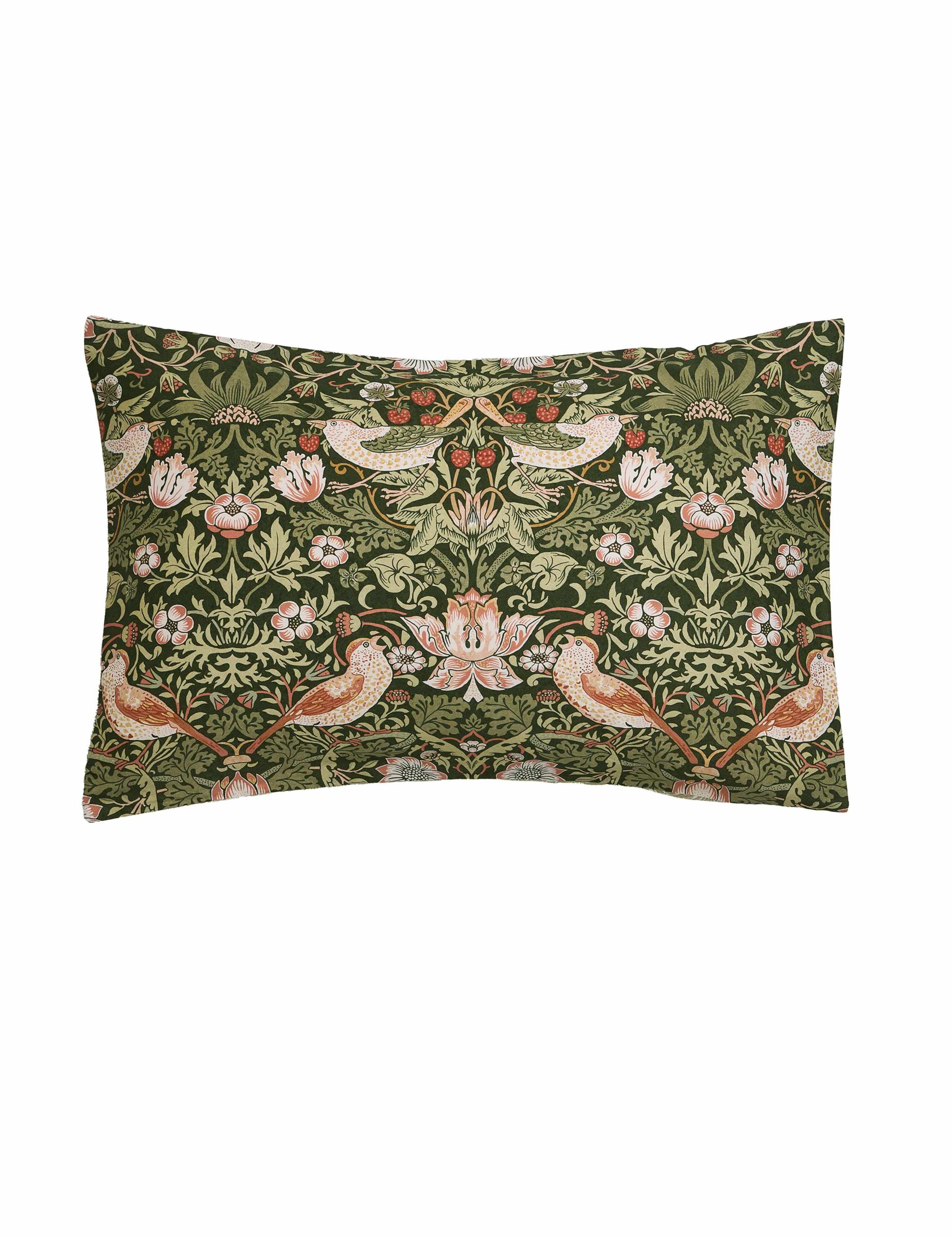 Pure Cotton Strawberry Thief Bedding Set 6 of 7