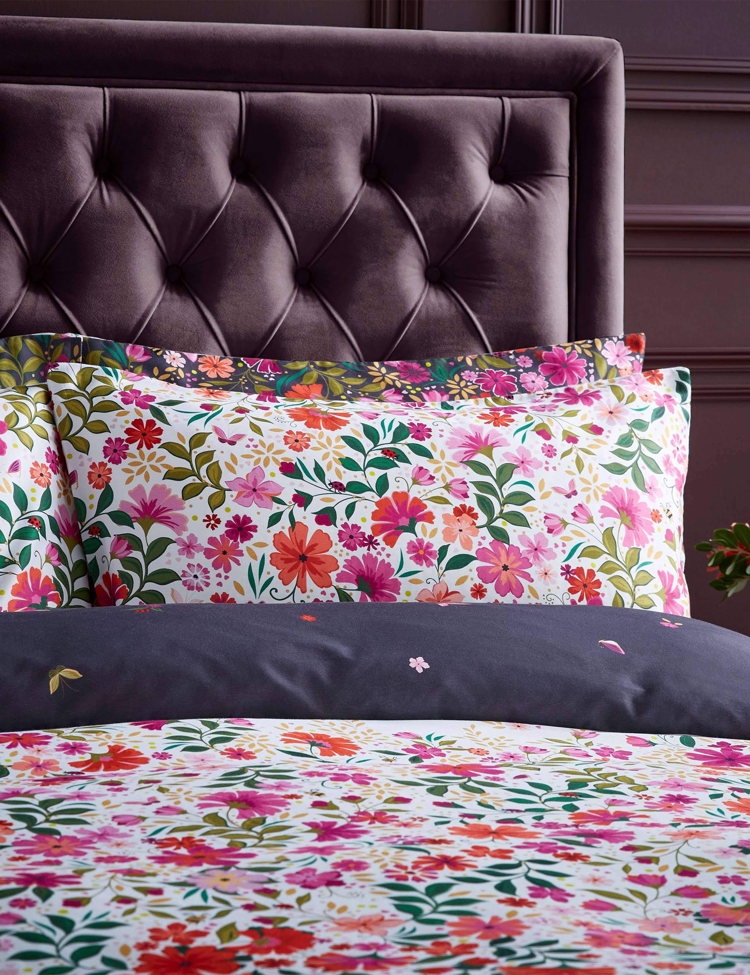 Pure Cotton Ditsy Floral Bedding Set 3 of 6