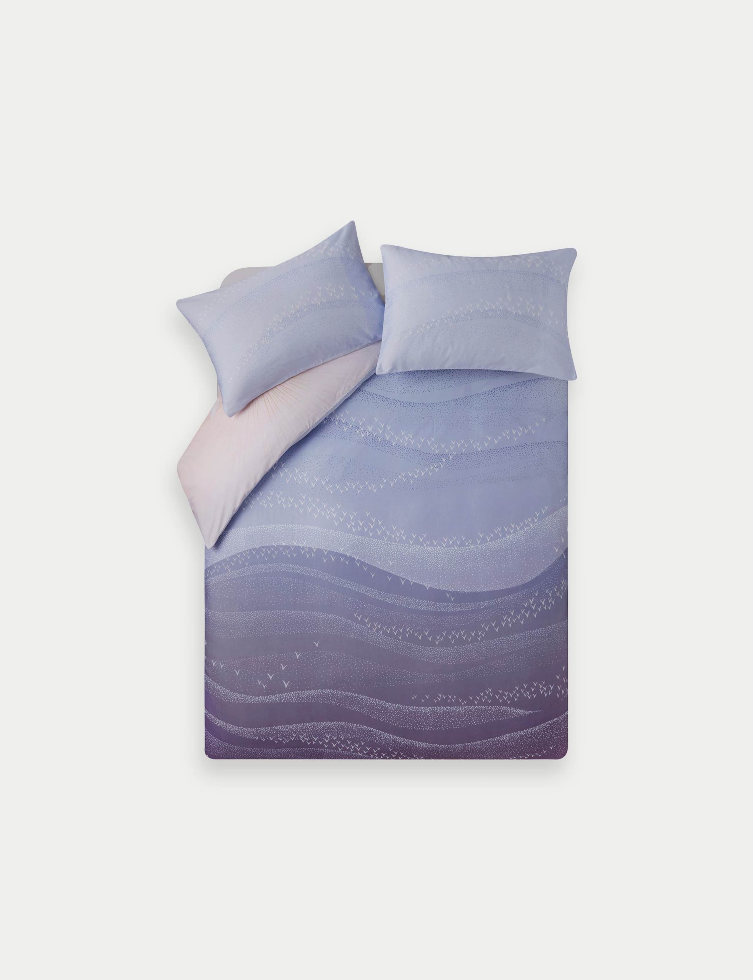 Pure Cotton Coastal Dawn Bedding Set 4 of 6