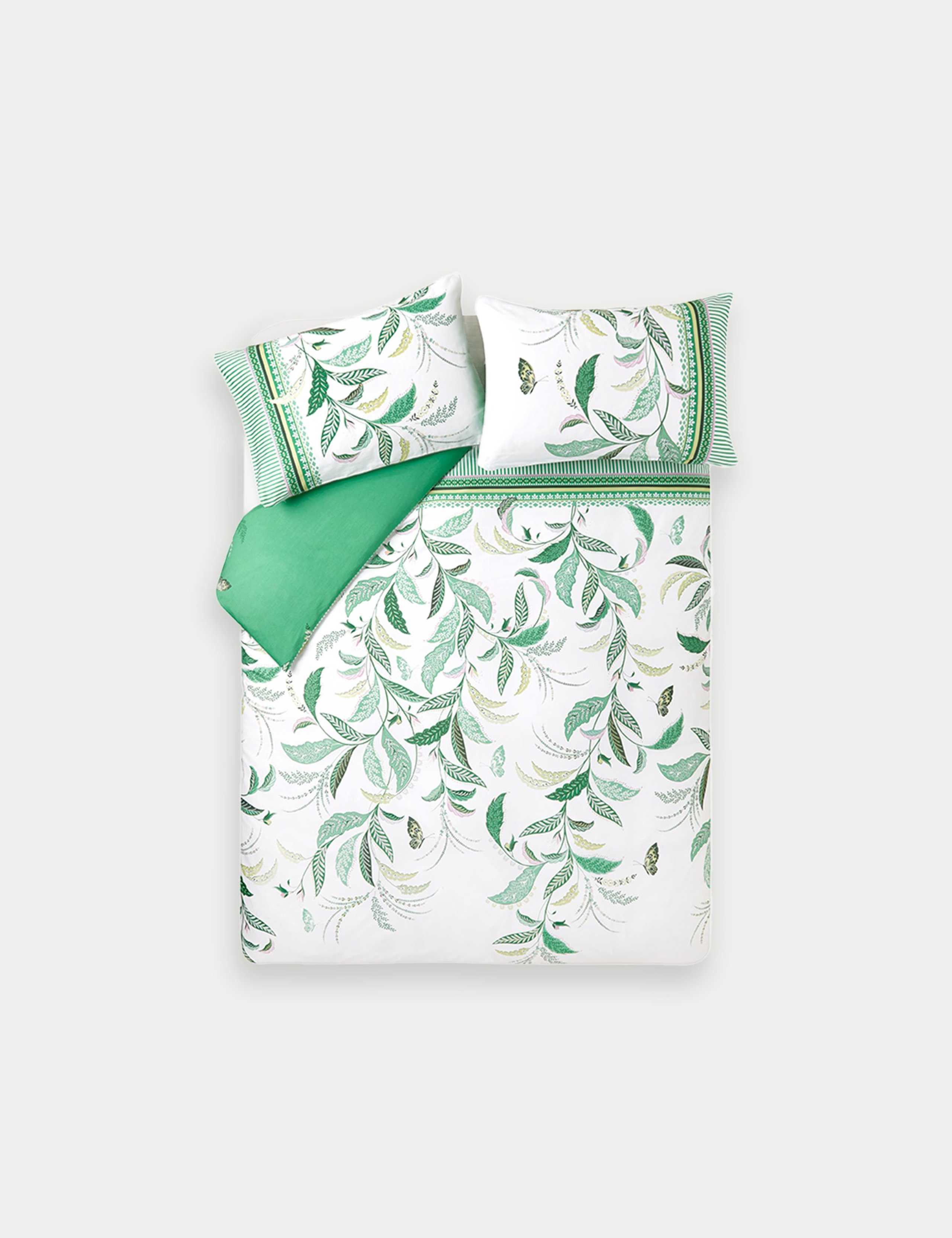 Pure Cotton Fern Garden Bedding Set 2 of 6