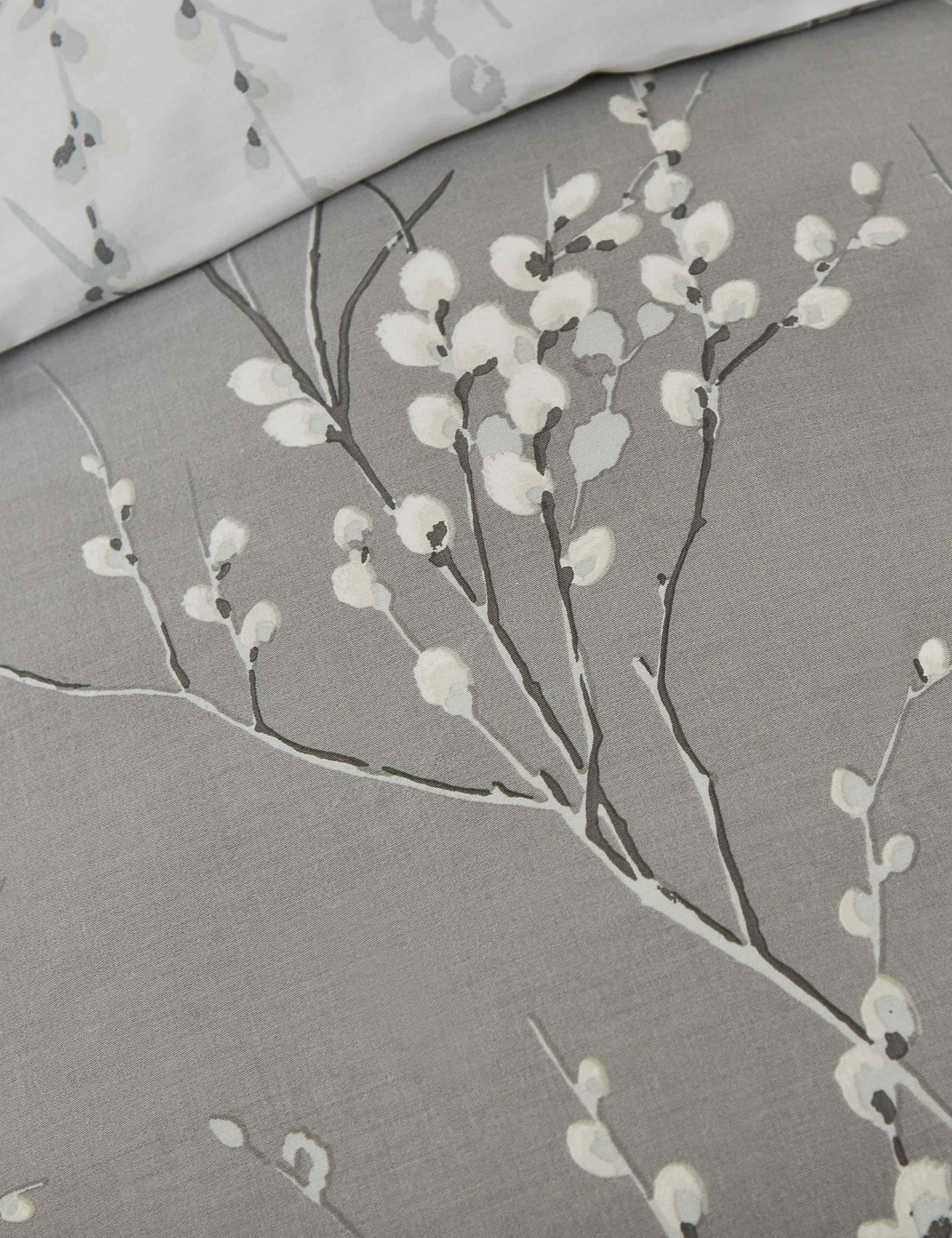 Pure Cotton Sateen Pussy Willow Bedding Set 6 of 6