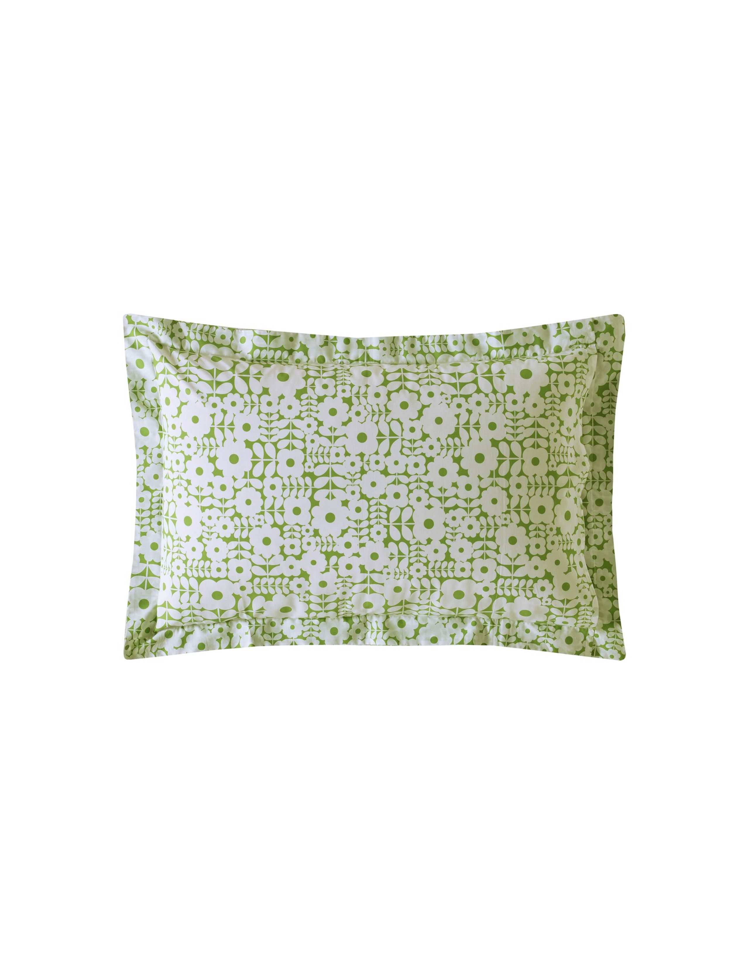 2 Pack Pure Cotton Criss Cross Stem Pillowcases 3 of 3