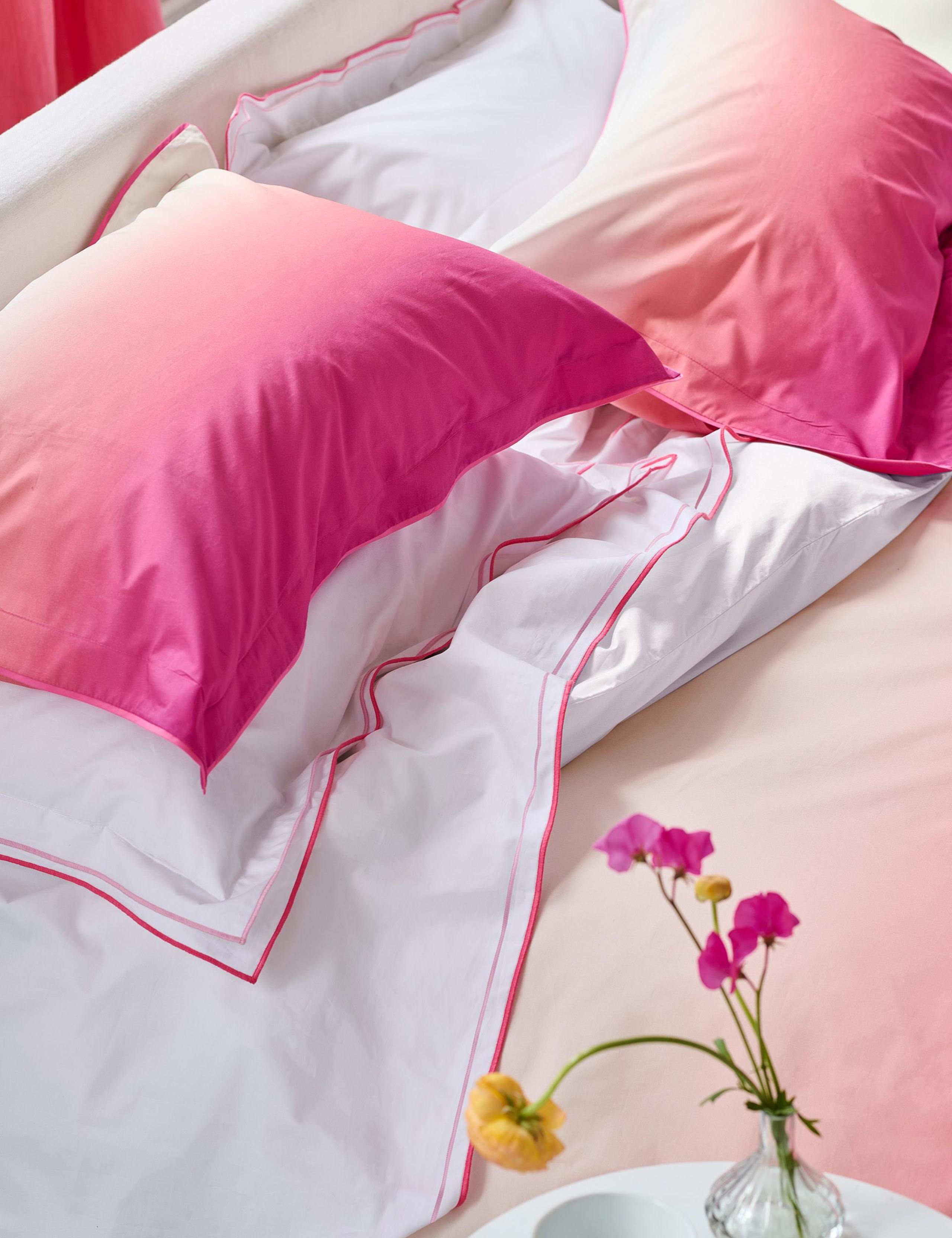 Pure Cotton Percale Ombre Pillowcase Set 4 of 4