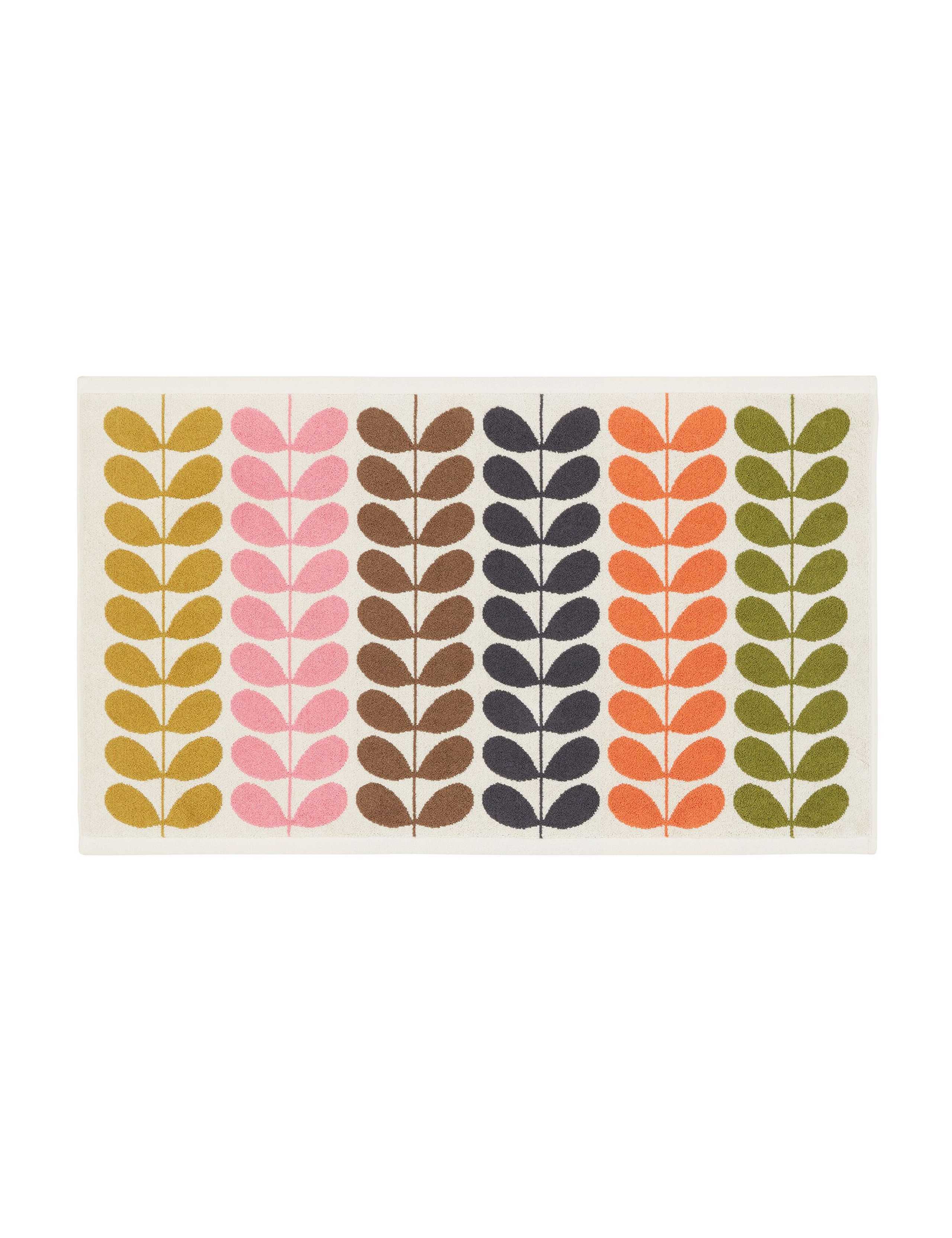 Pure Cotton Multi Stem Floral Bath Mat 2 of 2