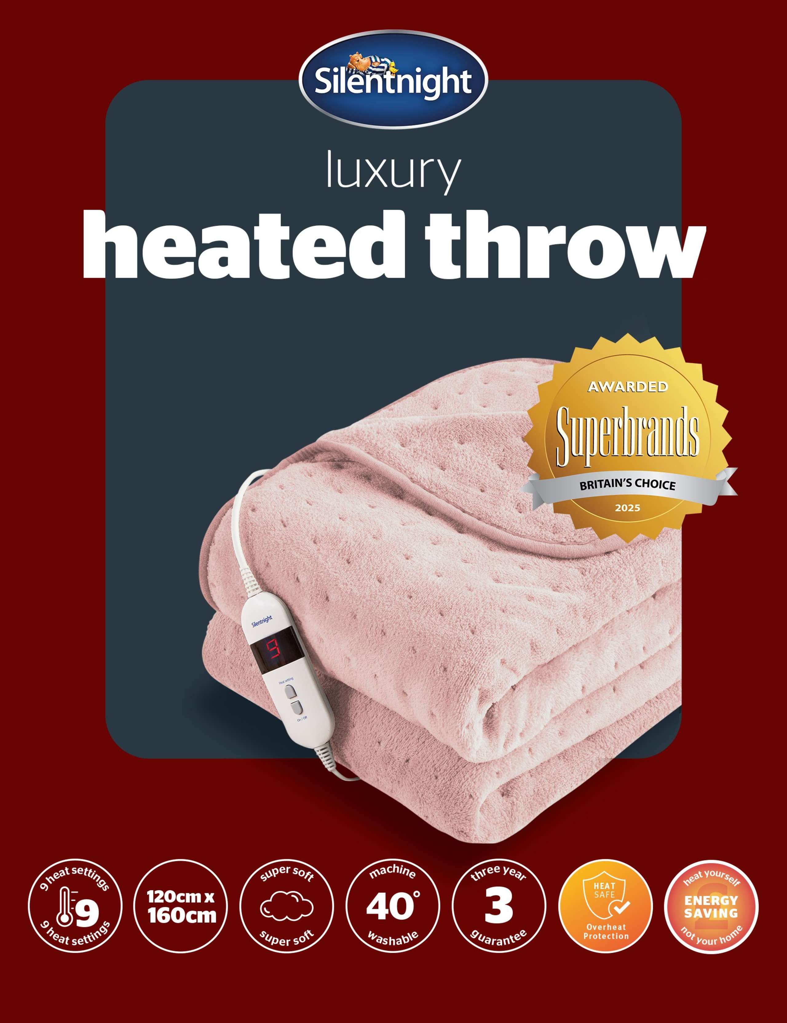 Fleece Heated Throw 9 of 9