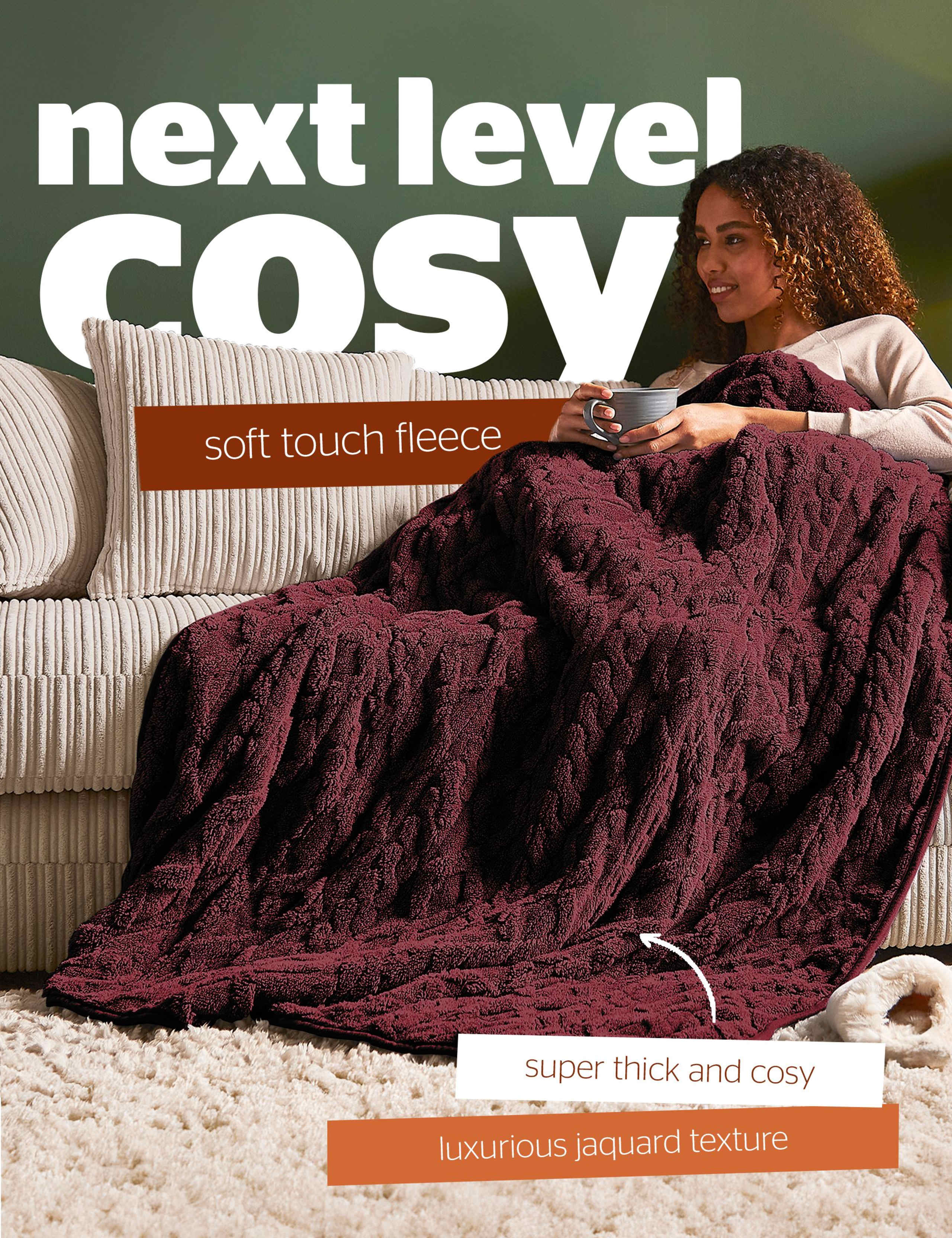 Fleece Heated Throw 4 of 9