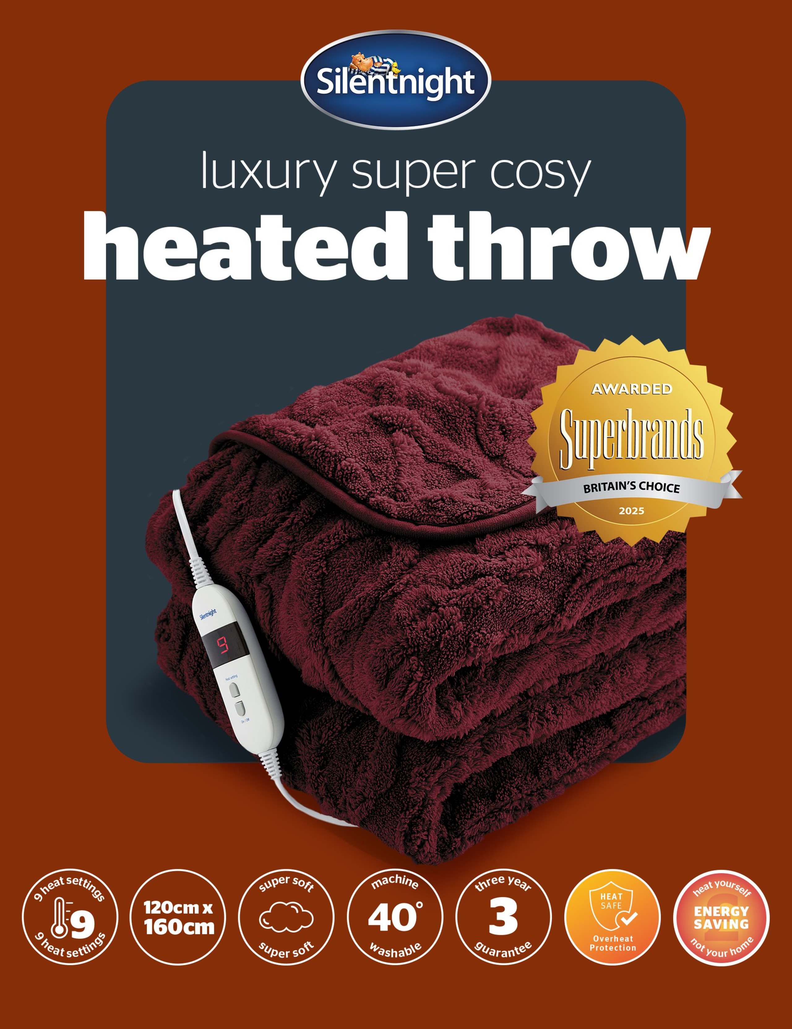 Fleece Heated Throw 6 of 9