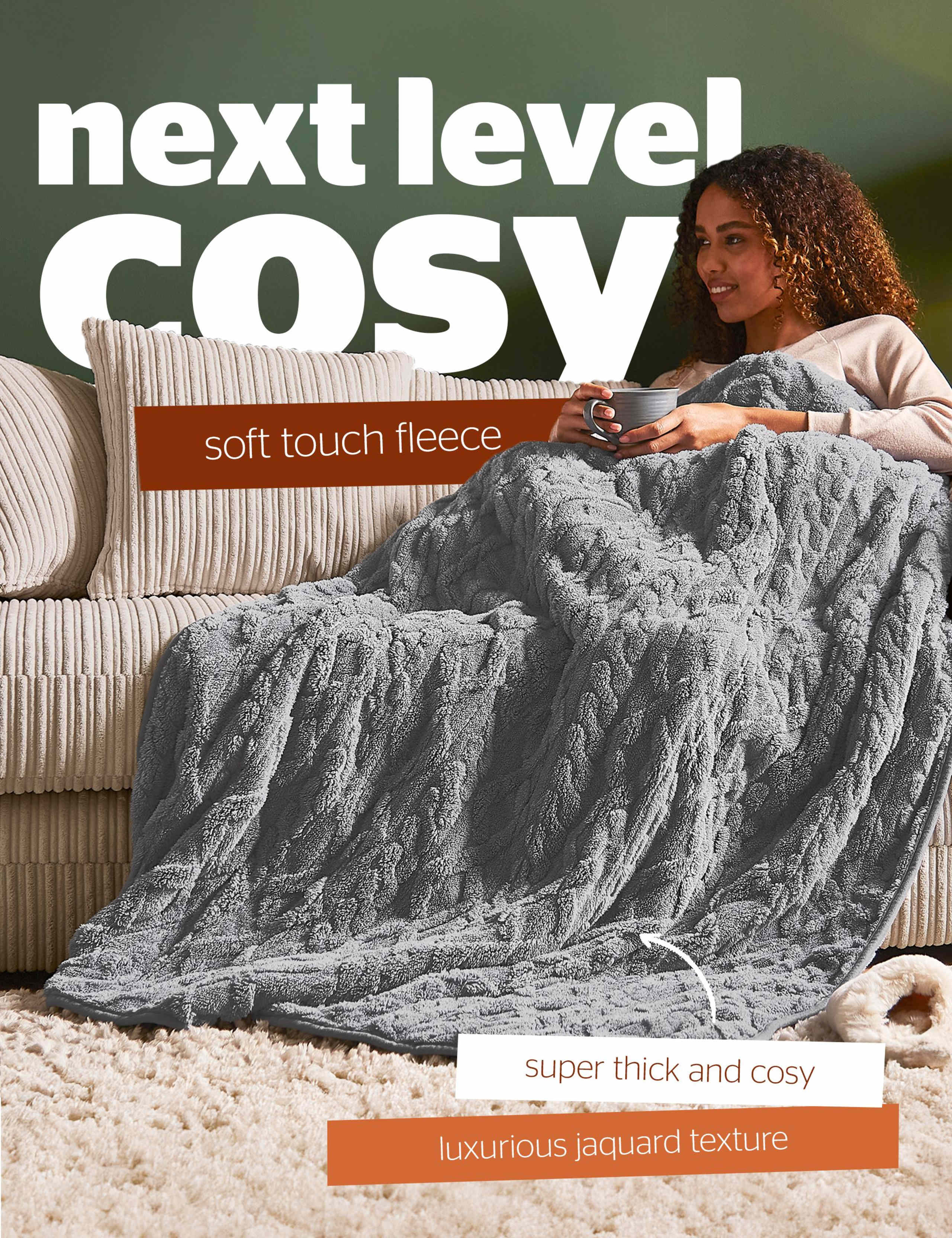 Fleece Heated Throw 3 of 9