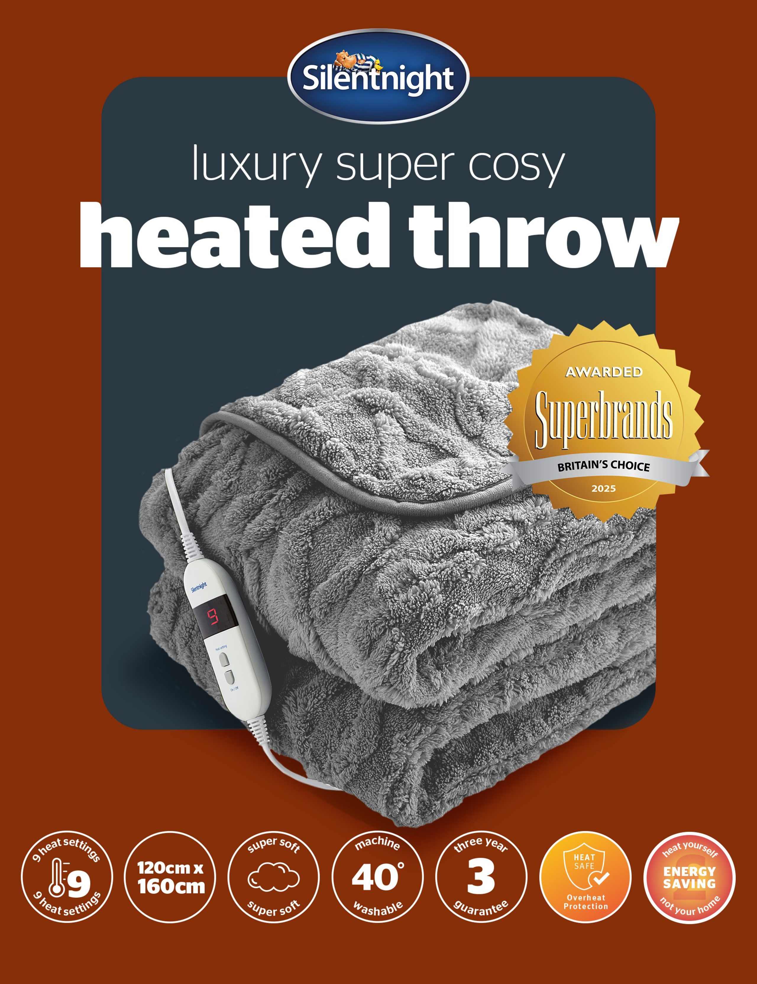 Fleece Heated Throw 7 of 9