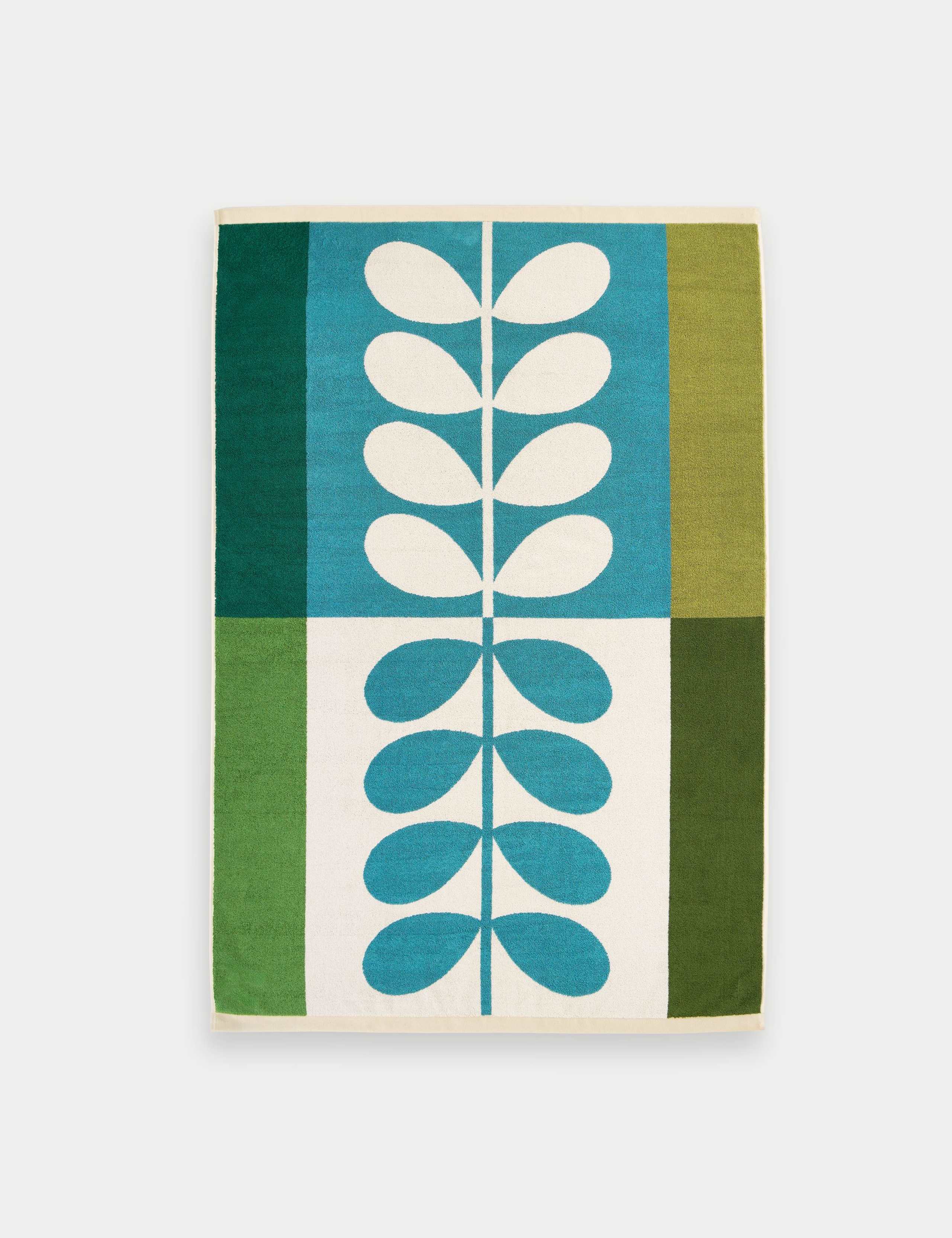 Pure Cotton Stem Check Towel 5 of 8