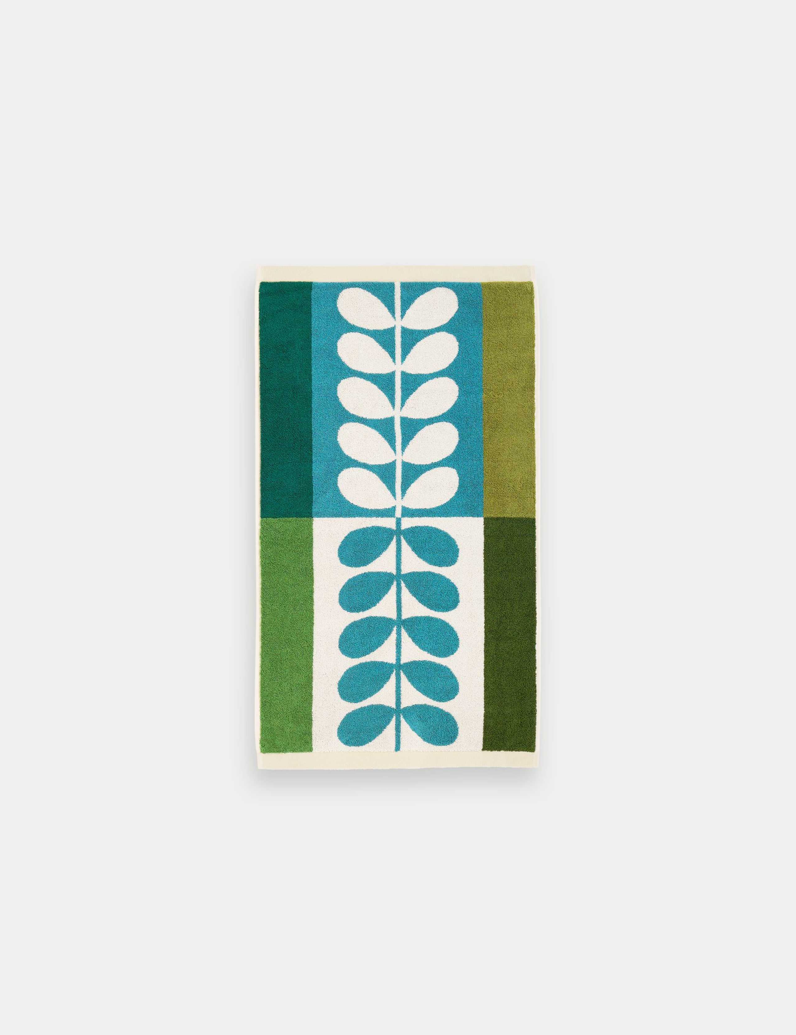 Pure Cotton Stem Check Towel 6 of 8