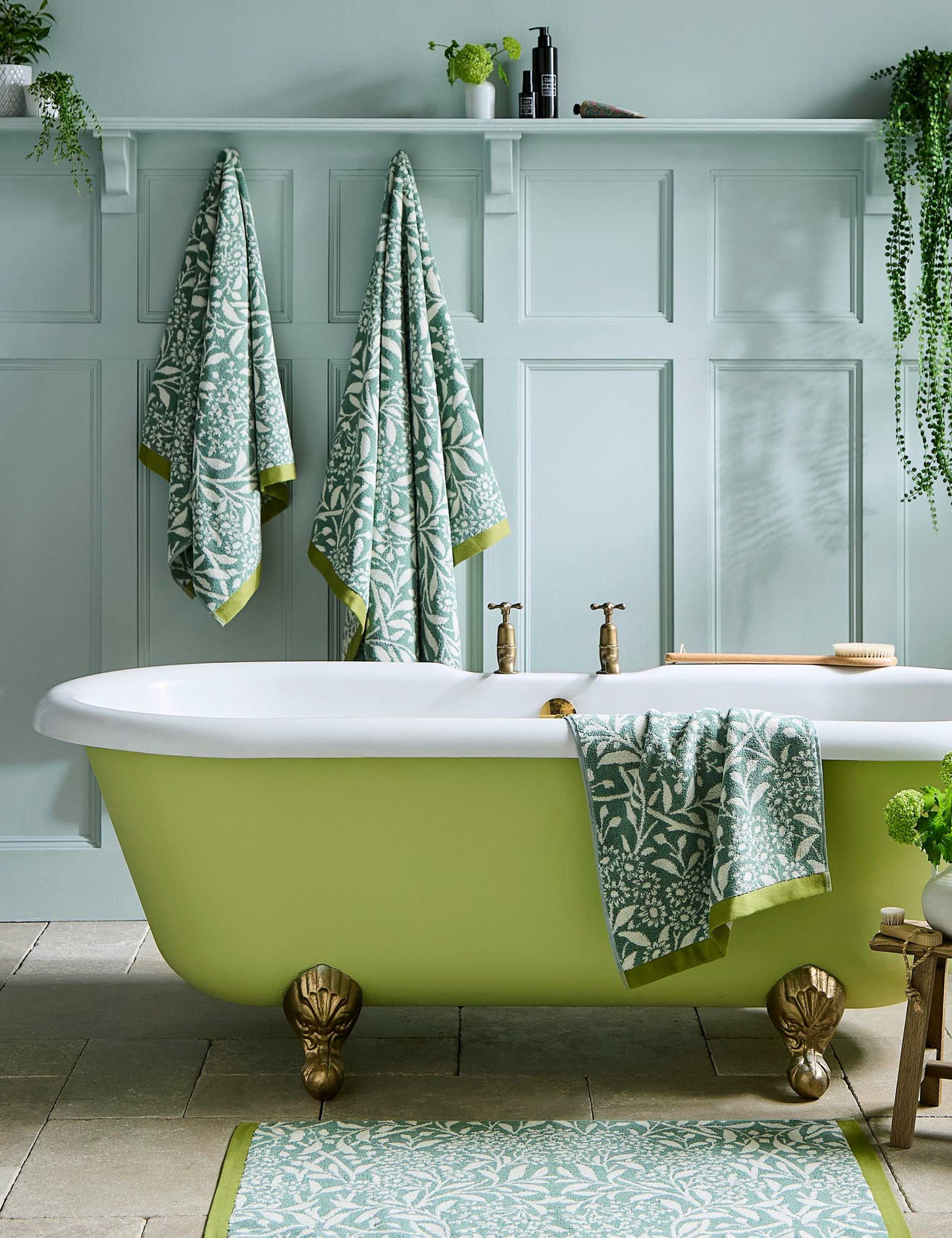 Michaelmas Daisy Pure Cotton Towel 1 of 7