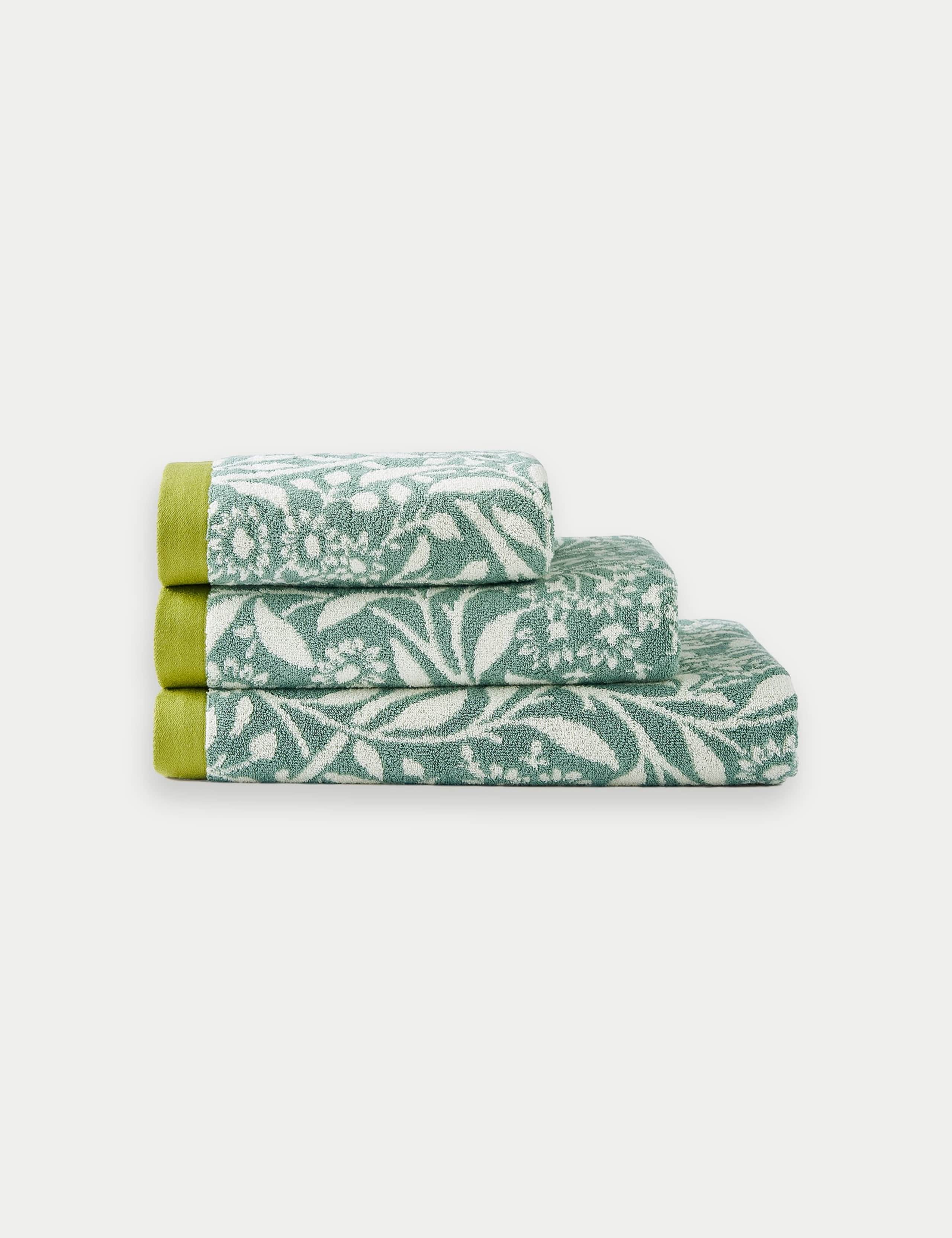 Michaelmas Daisy Pure Cotton Towel 7 of 7
