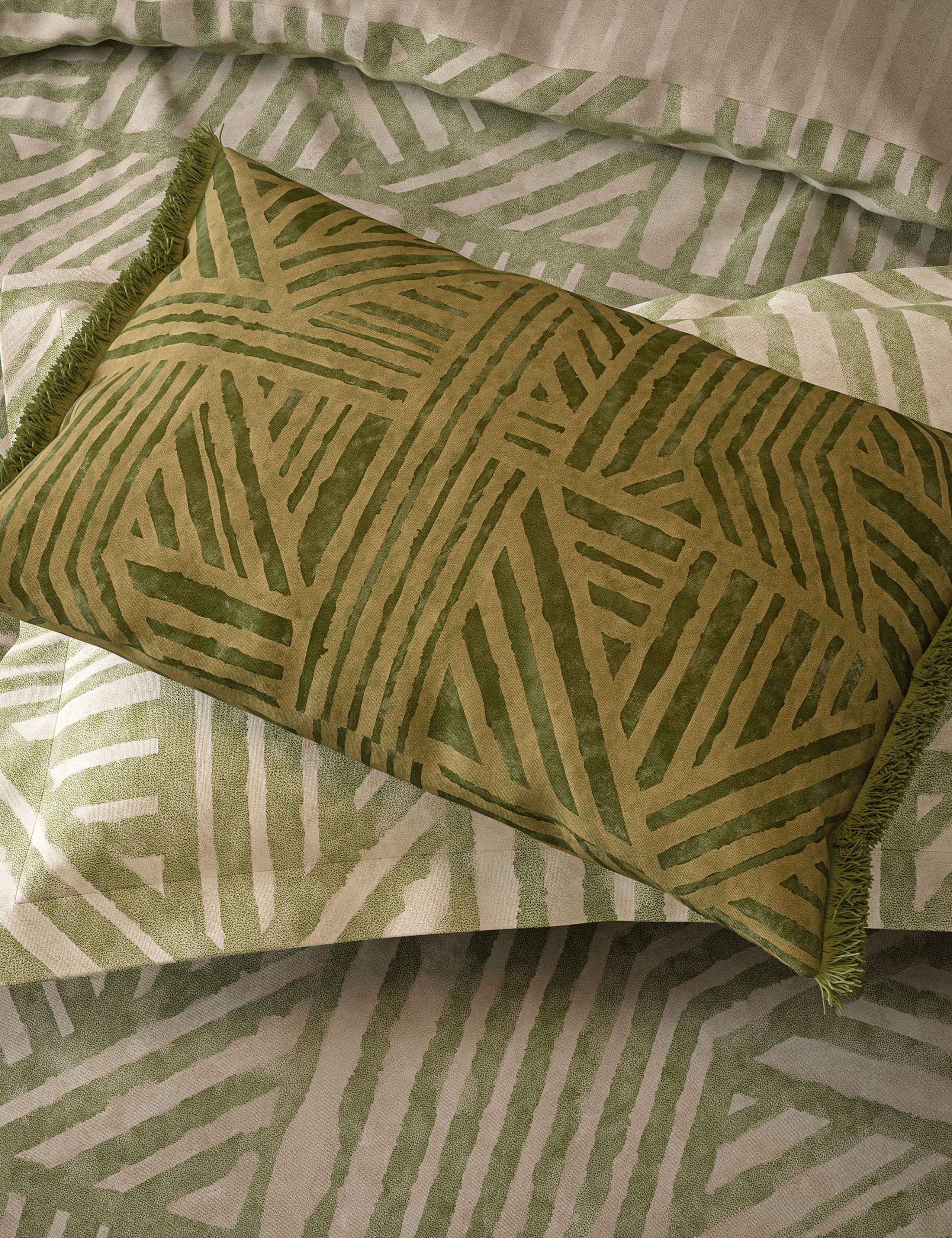 Pure Cotton Crater Geometric Large Cushion 4 of 4