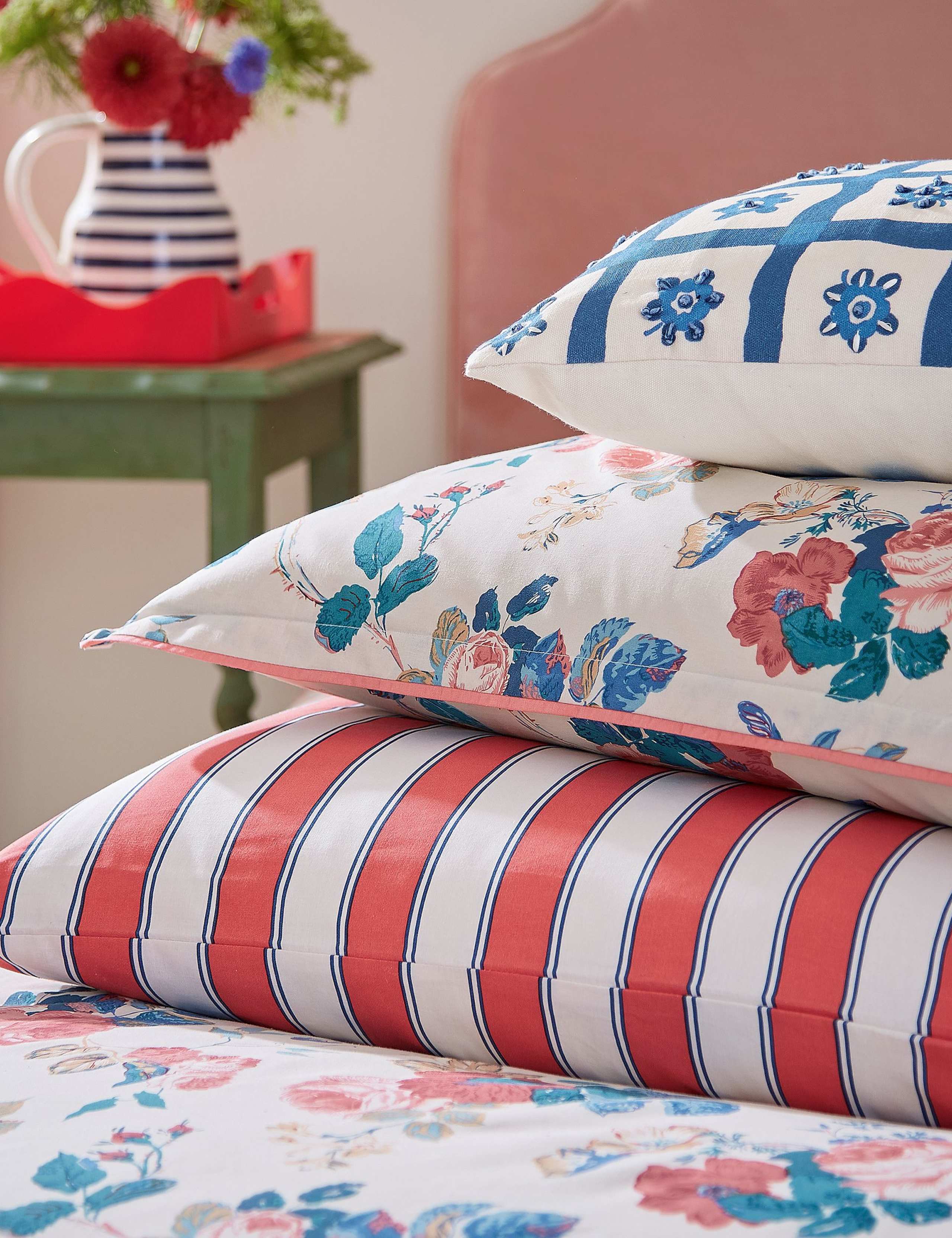 2 Pack Pure Cotton Alec Striped Pillowcases 4 of 4