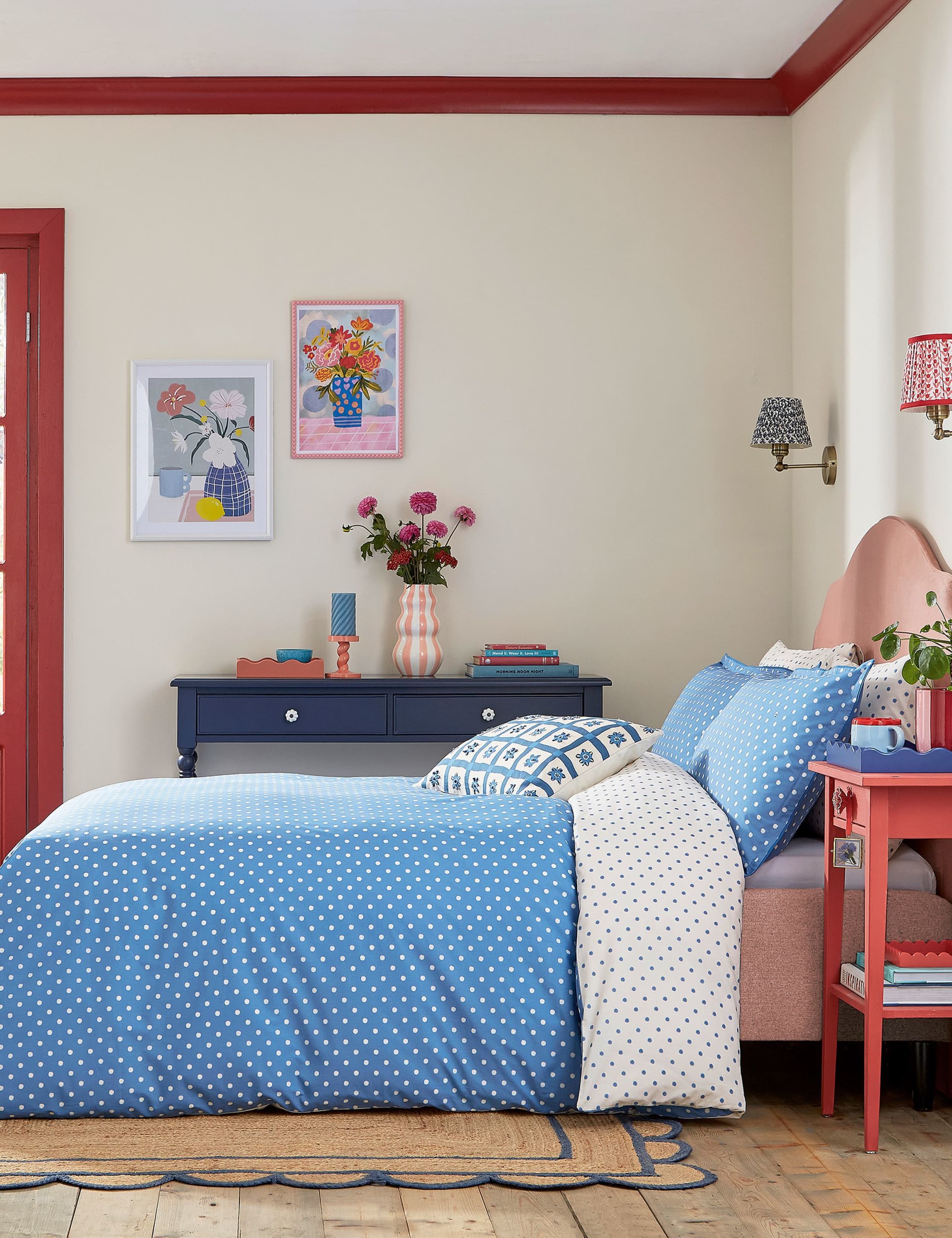 Pure Cotton Sora Bedding Set 1 of 4