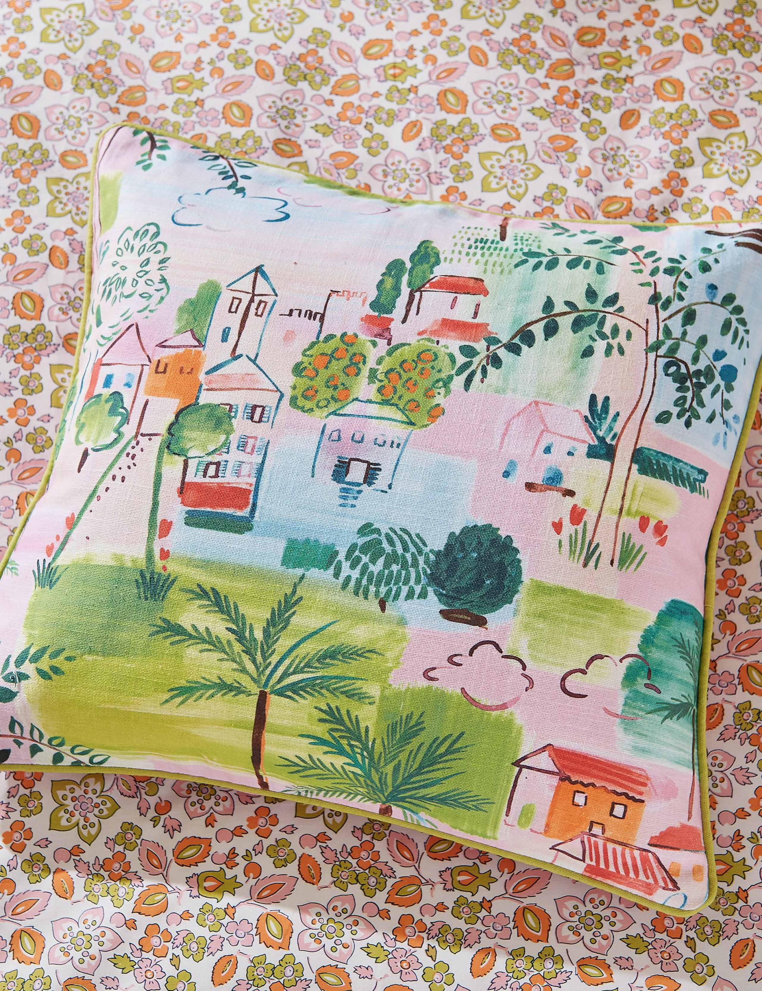 Pure Cotton Patterned Cushion 4 of 4