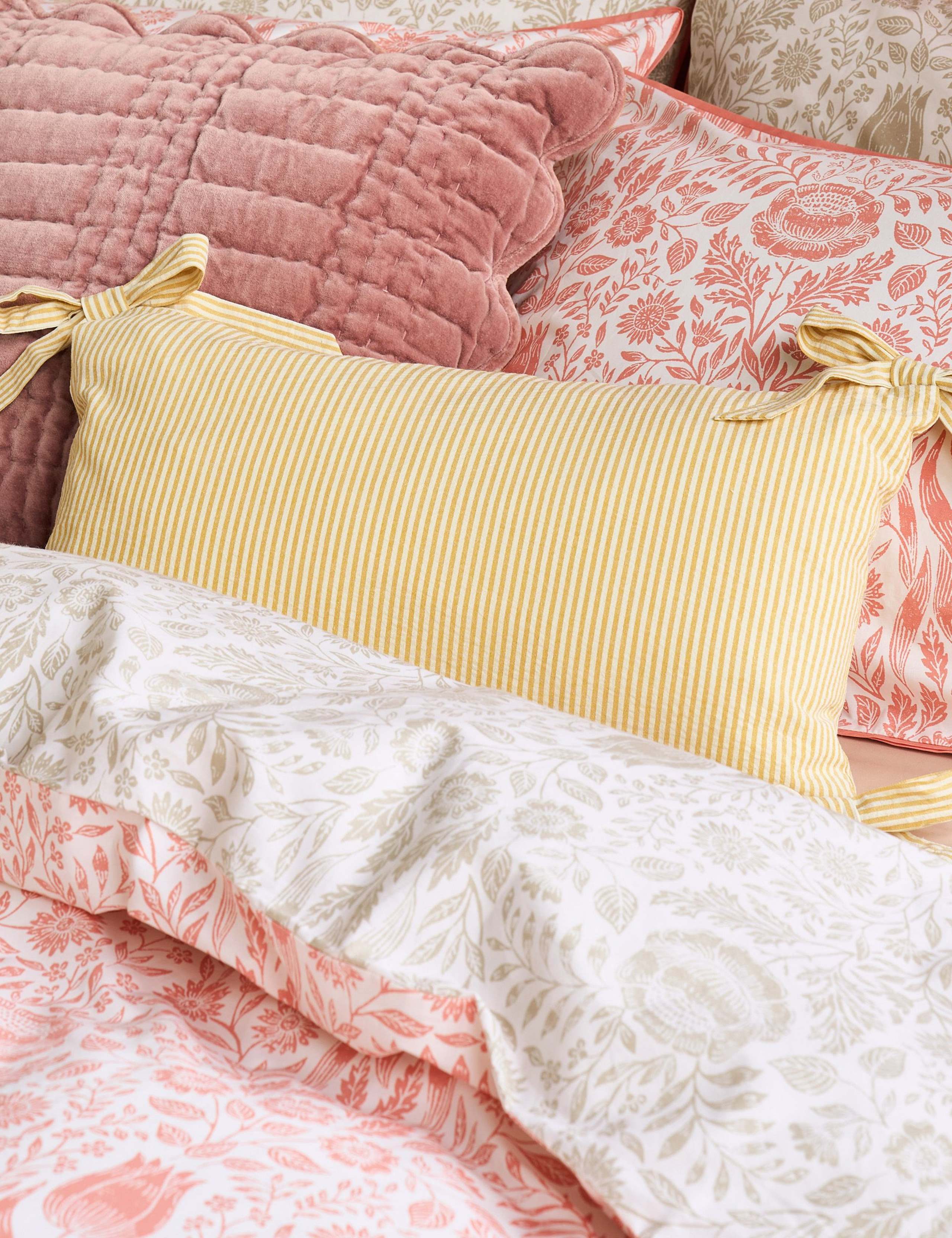 Cotton Rich Striped Bolster Cushion 3 of 5