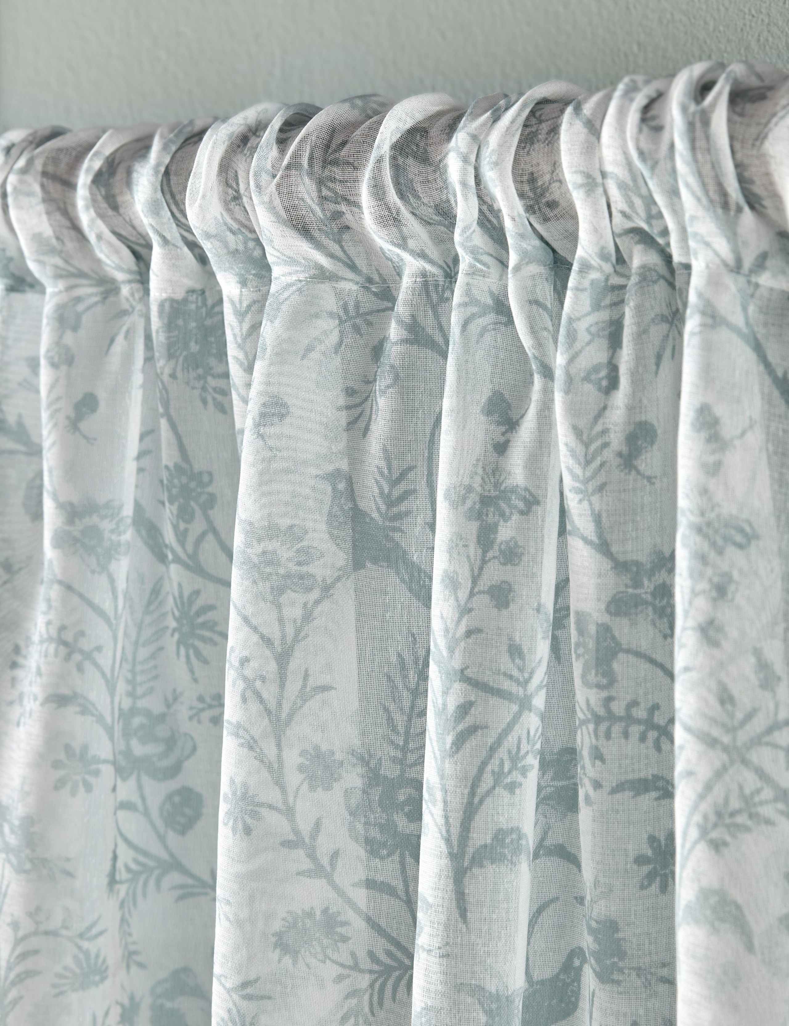 Shepherds Purse Sheer Voile Curtains 3 of 3