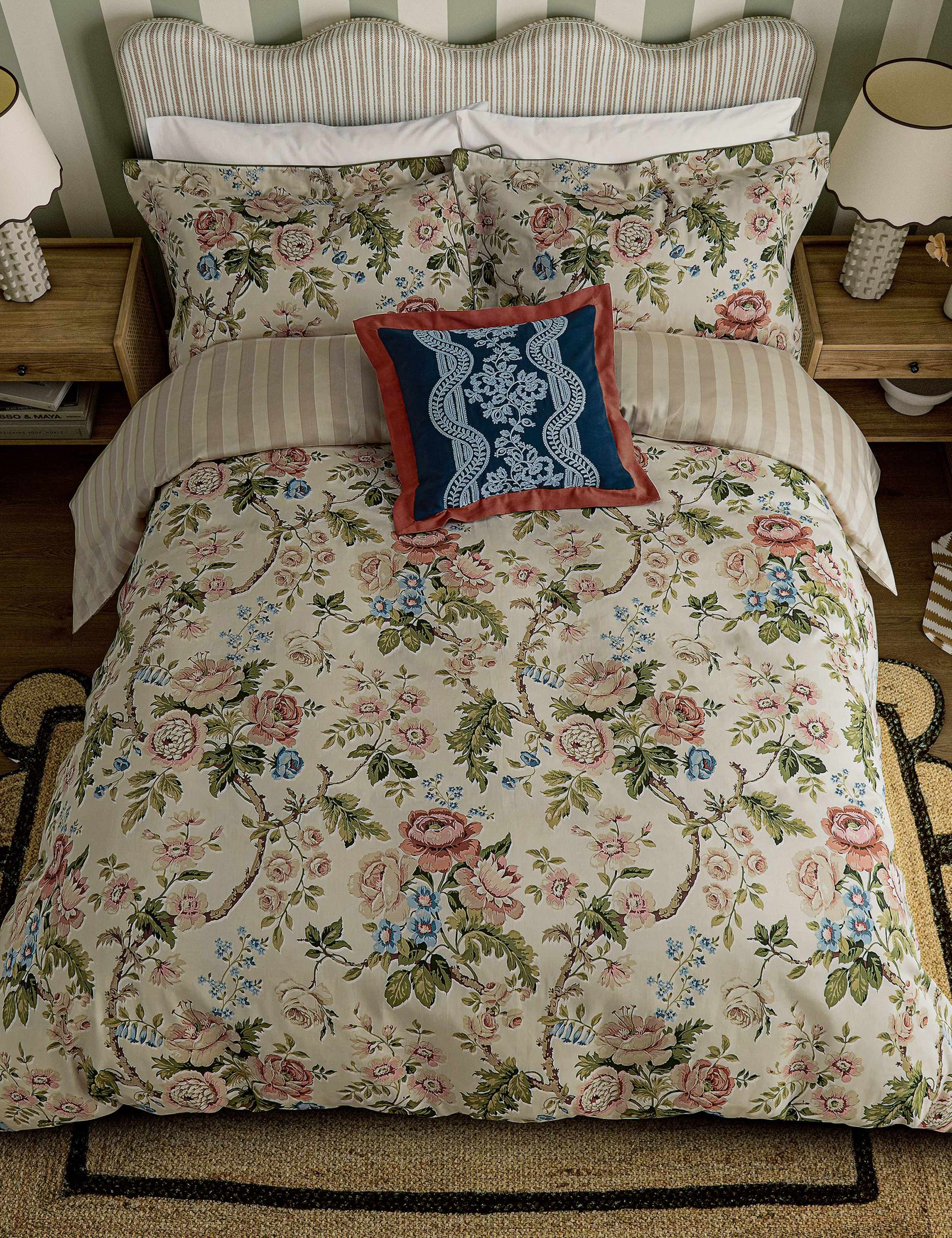 Aubrey & Hykenham Embroidered Cushion 3 of 5