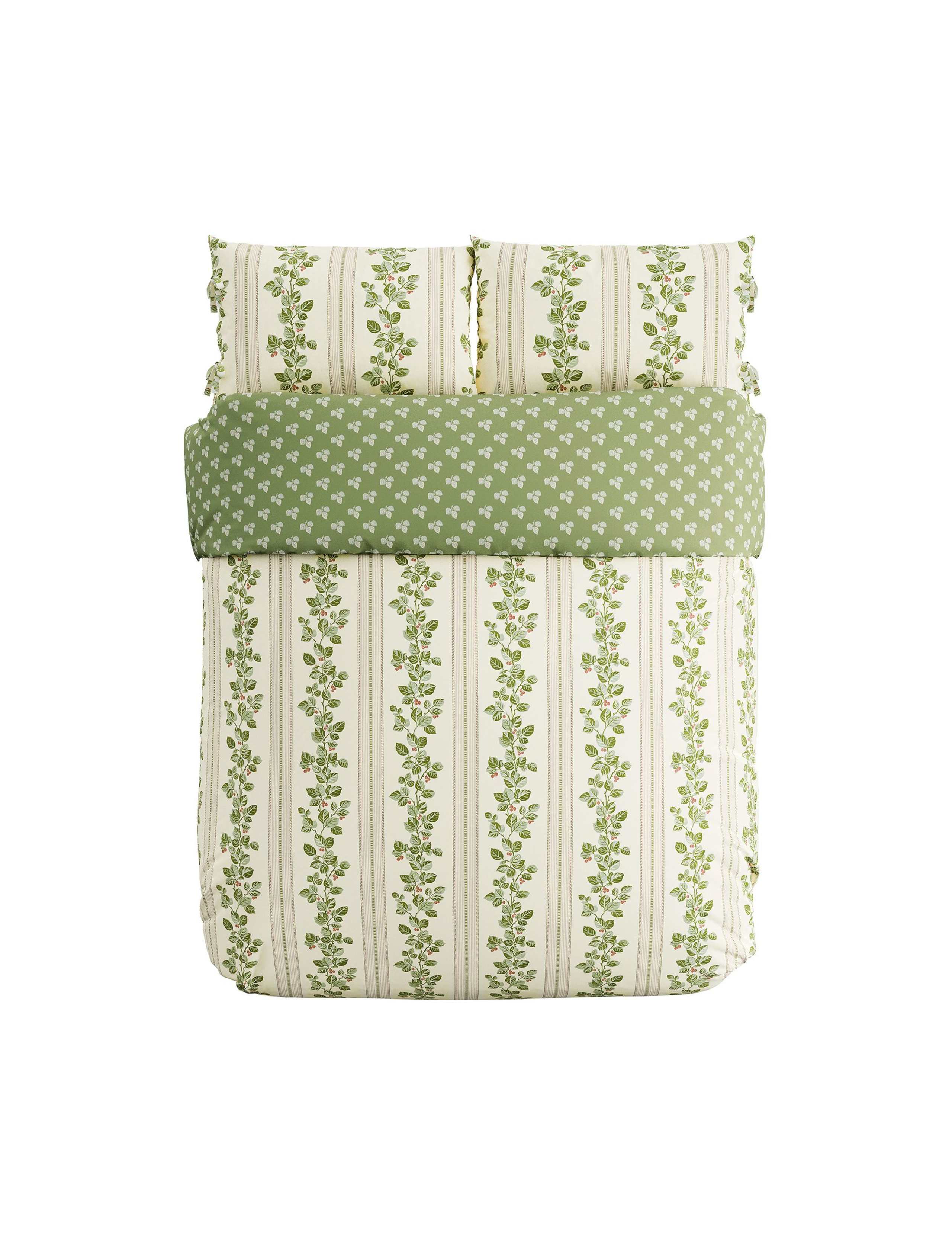 Pure Cotton Cobnut Stripe Bedding Set 2 of 5