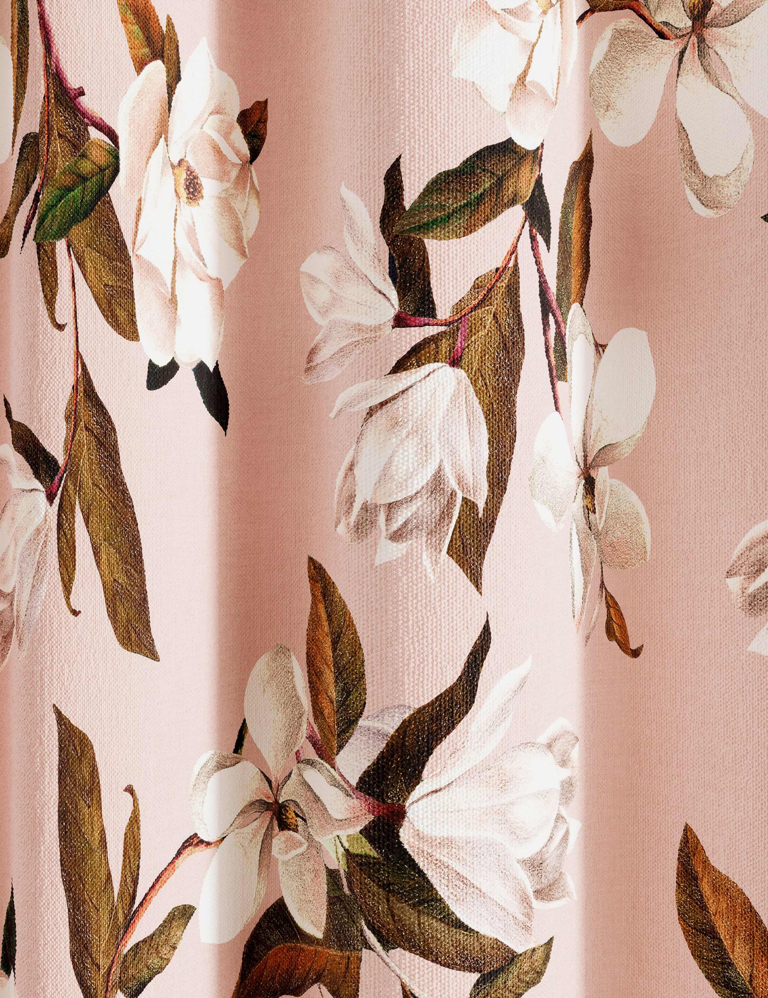 Opal Floral Lined Curtains 4 of 4