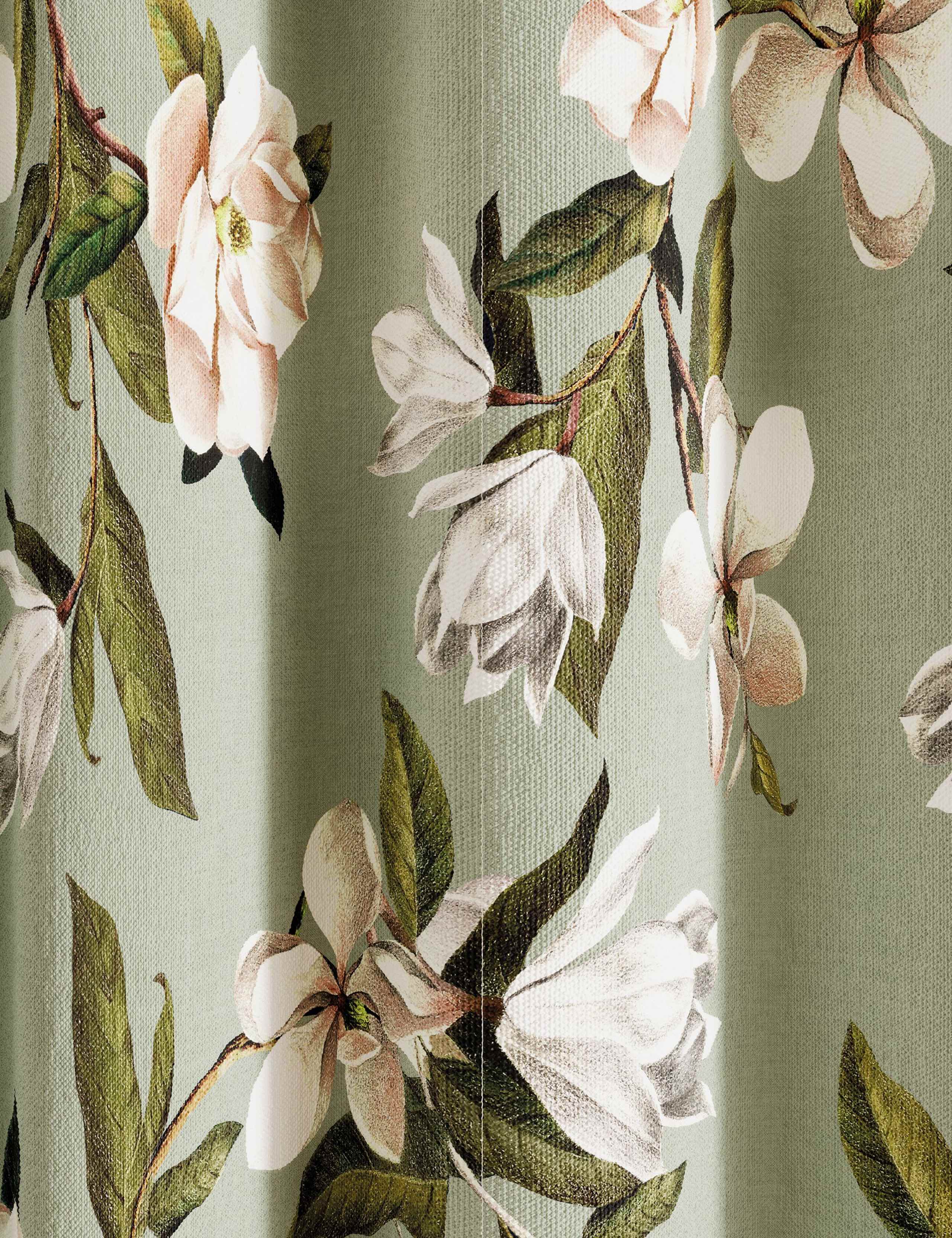 Opal Floral Lined Curtains 4 of 4