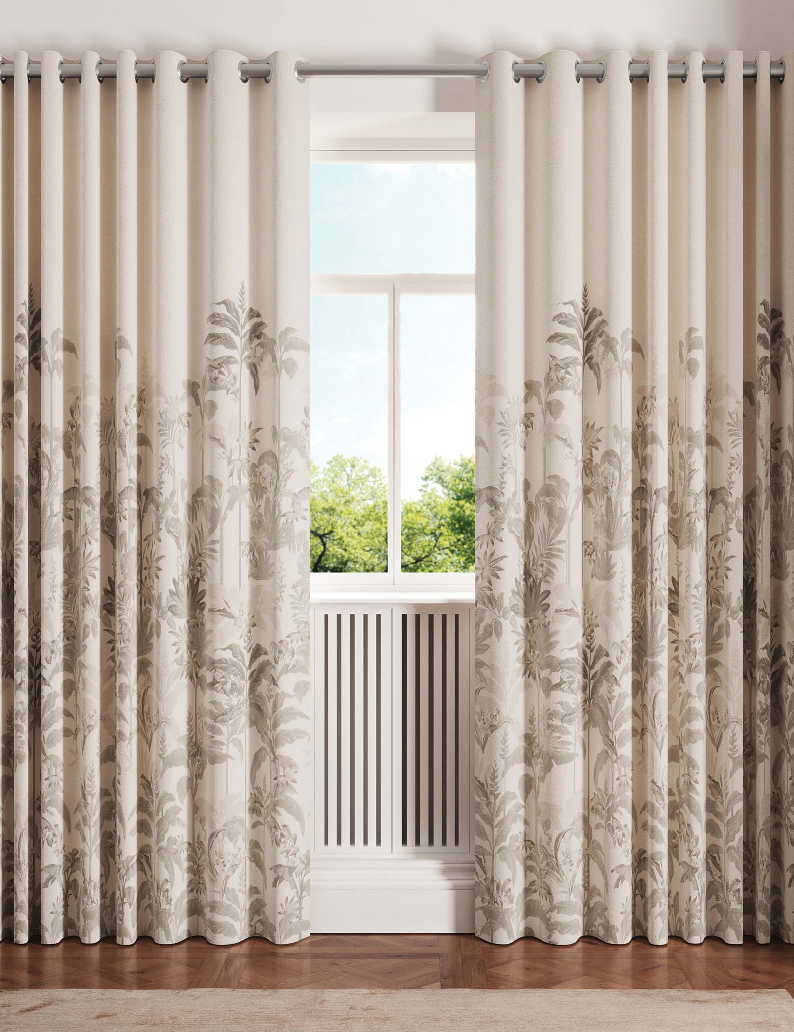 Rhapsody Lined Eyelet Curtains 2 of 5
