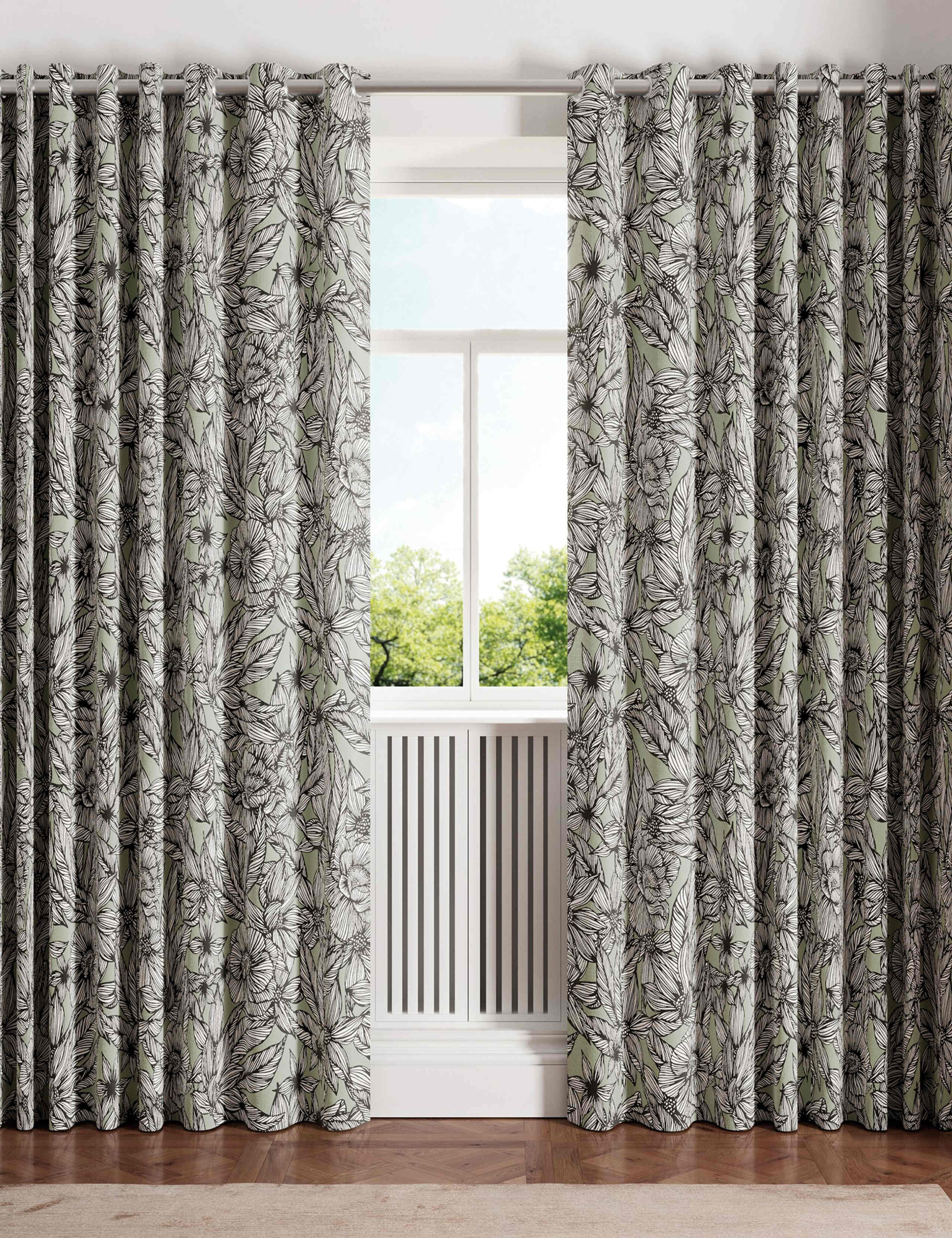 Vietnm Lined Curtains 2 of 4