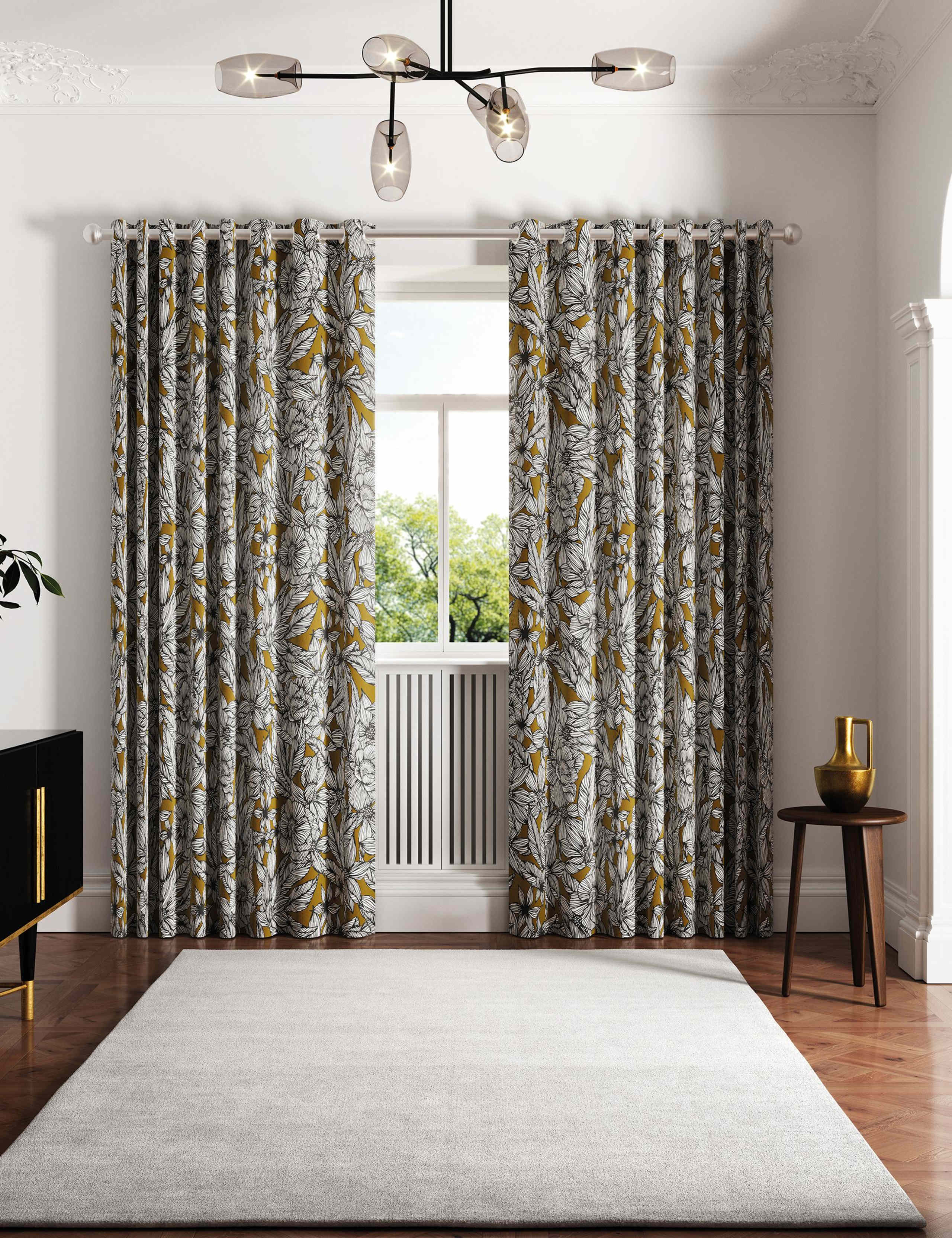 Vietnm Lined Eyelet Curtains 1 of 5