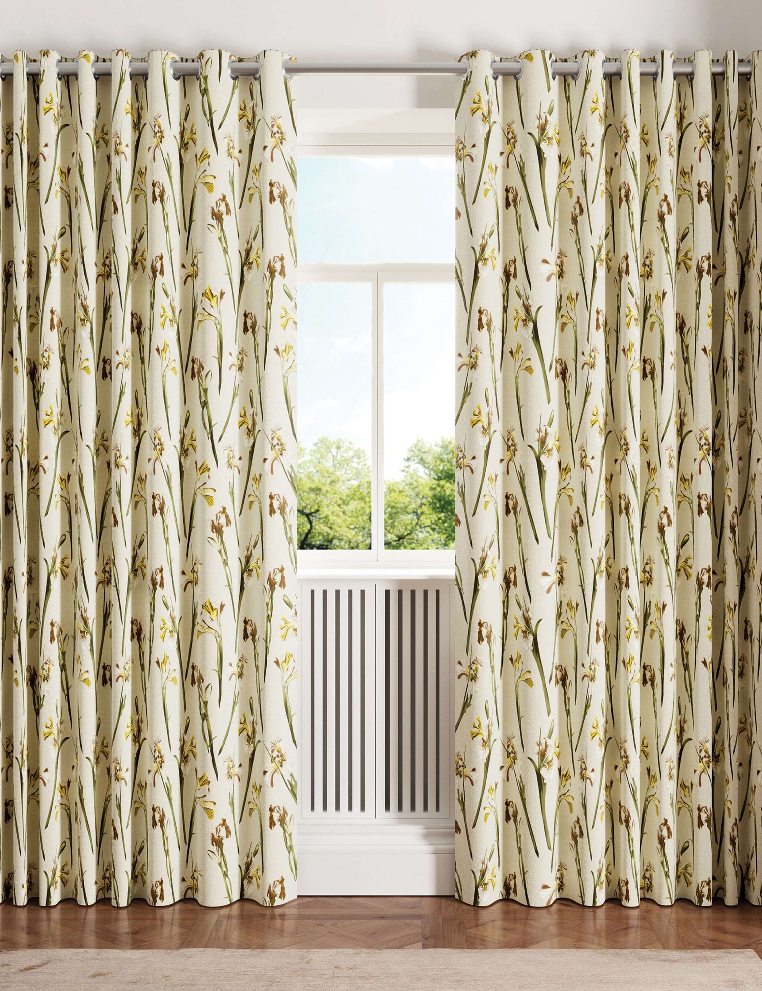 Wild Iris Lined Curtains 2 of 4