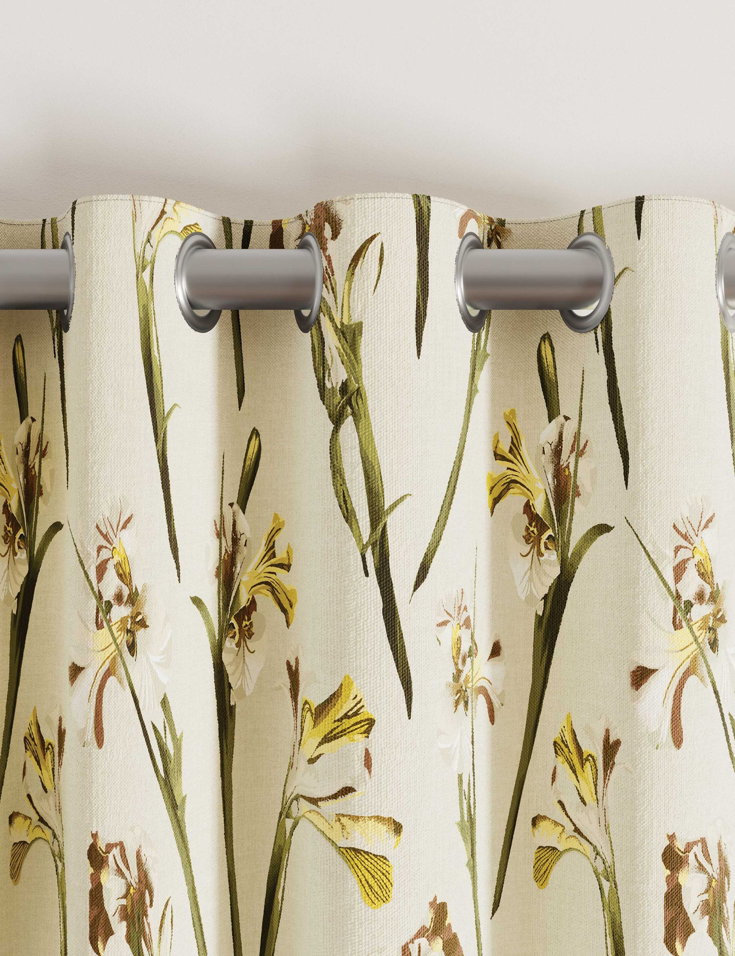 Wild Iris Lined Curtains 3 of 4