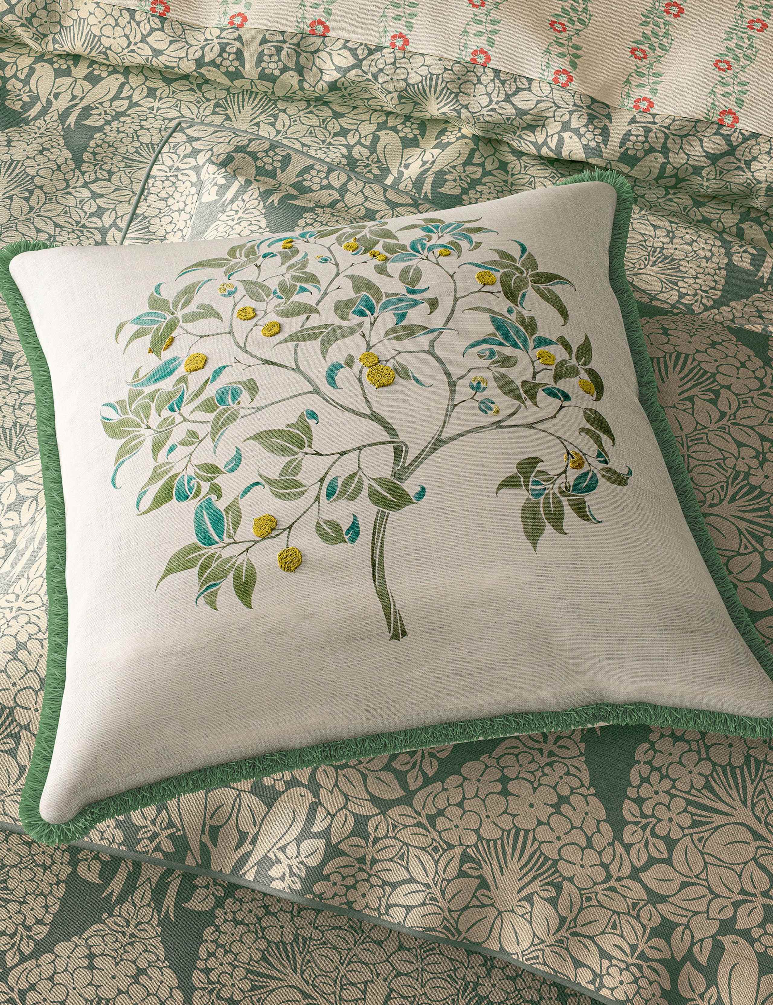 Pure Cotton The Ornamental Tree Cushion 5 of 5