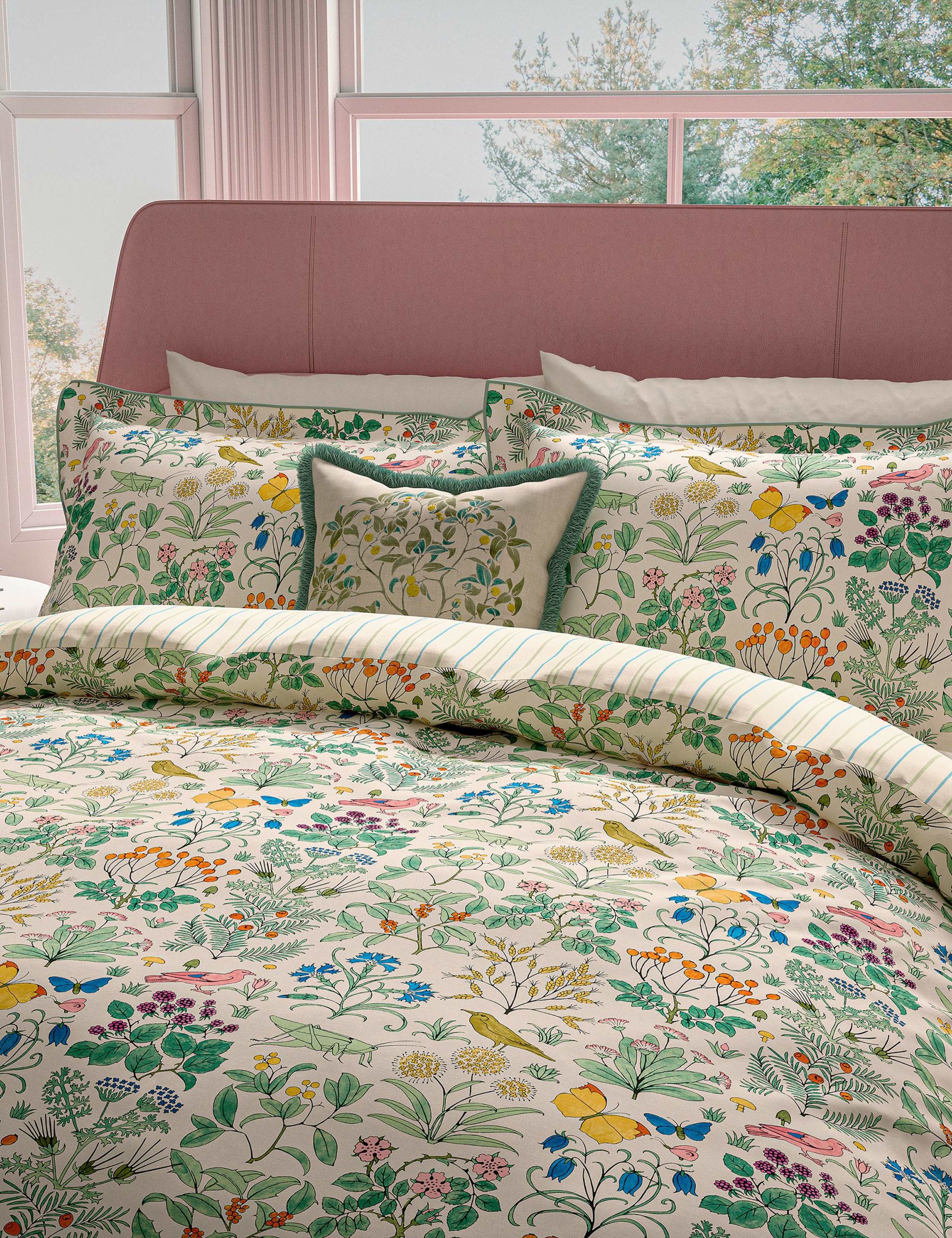 Pure Cotton Wild Garden Bedding Set 4 of 5