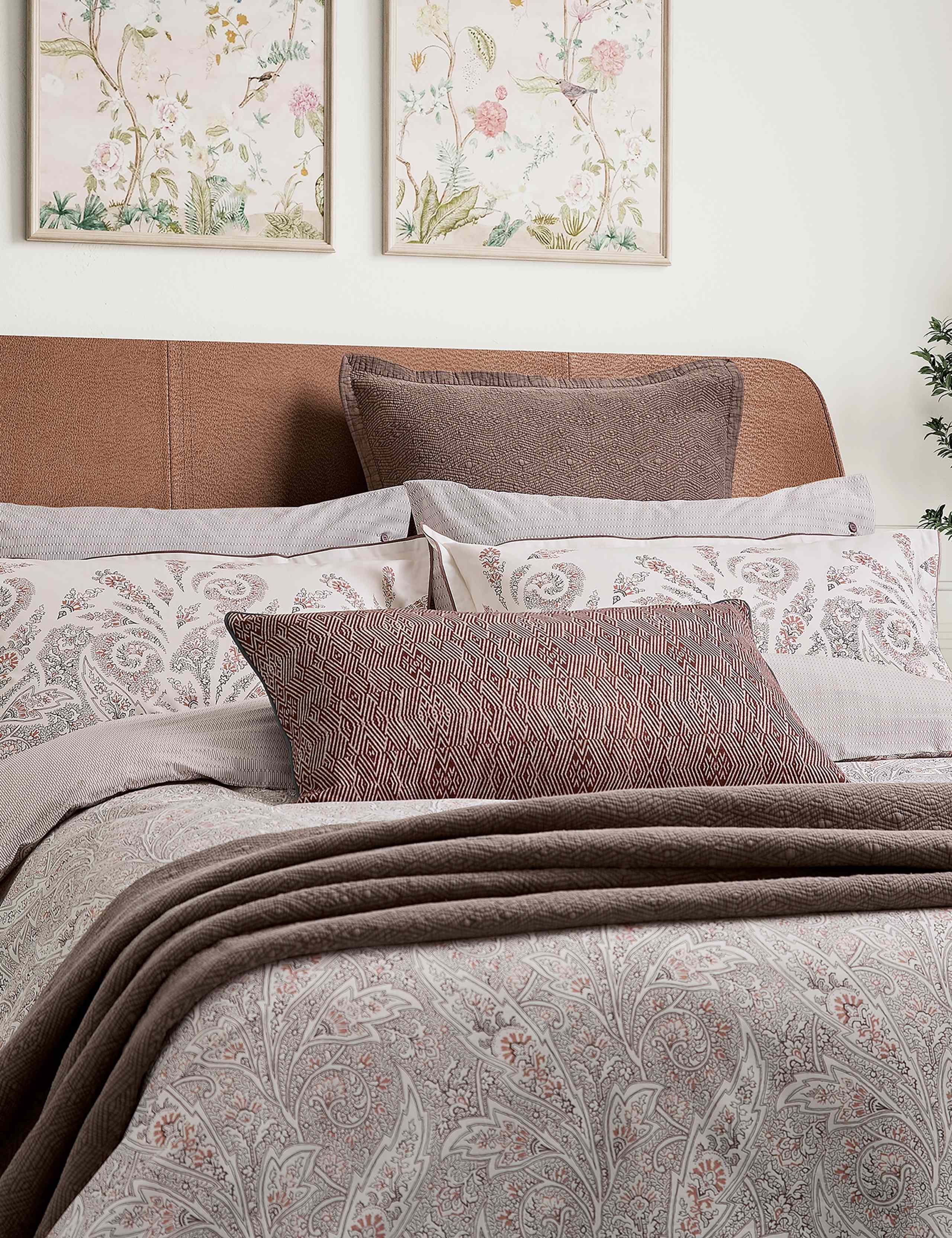 Pure Cotton Geometric Square Pillowcase 3 of 3