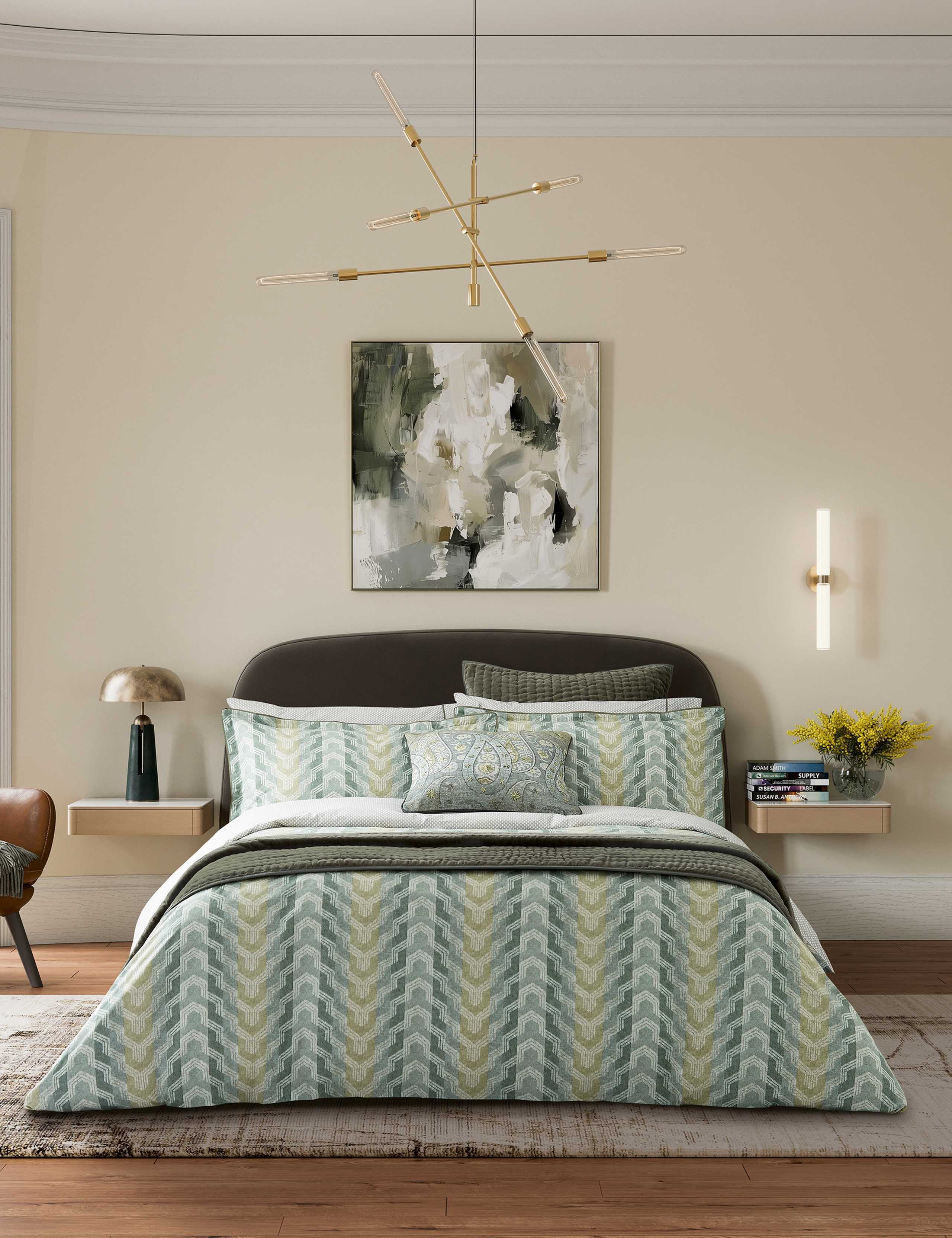 Velvet 1000 Thread Count Square Pillowcase 2 of 3