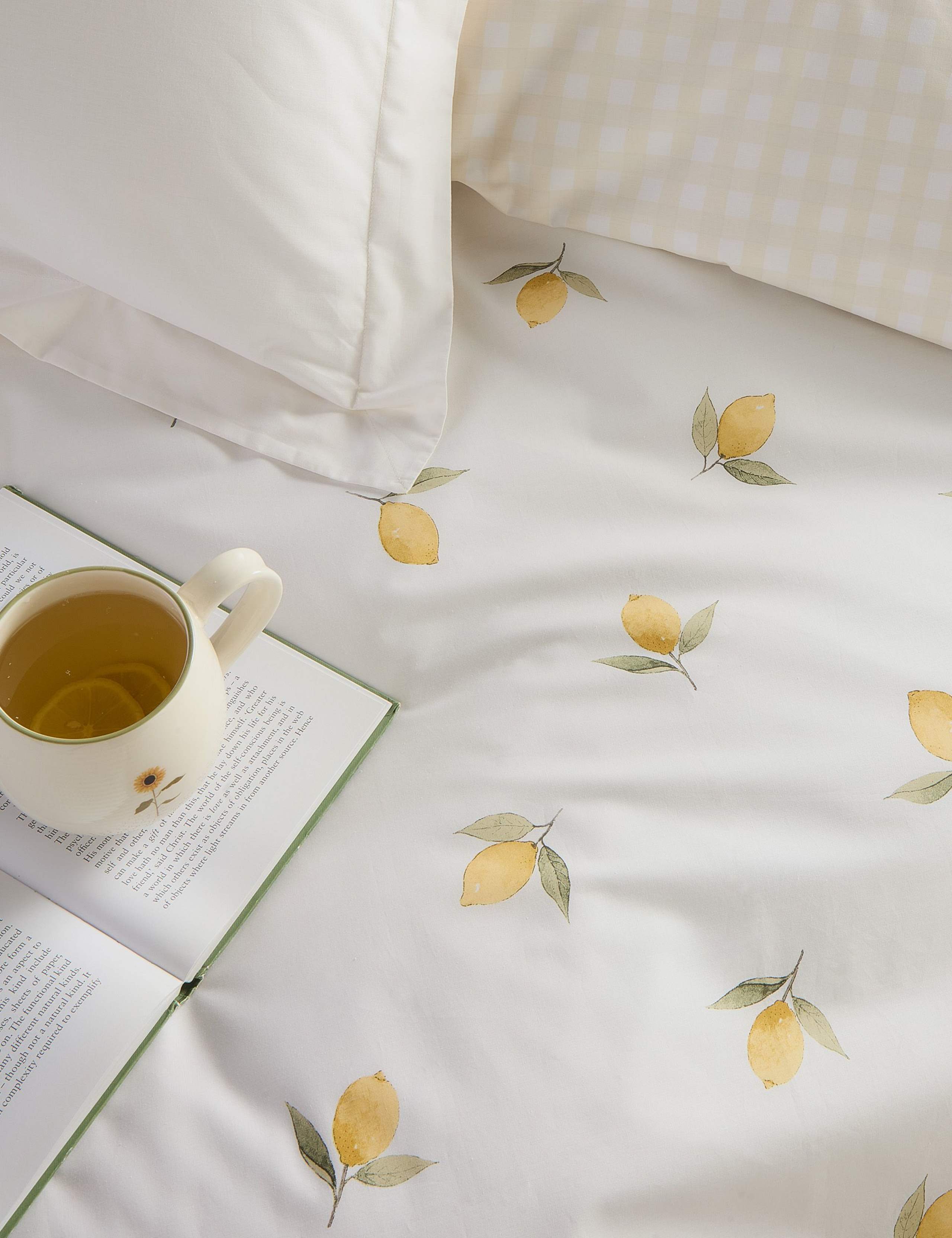 Pure Cotton Lemons Bedding Set 4 of 6