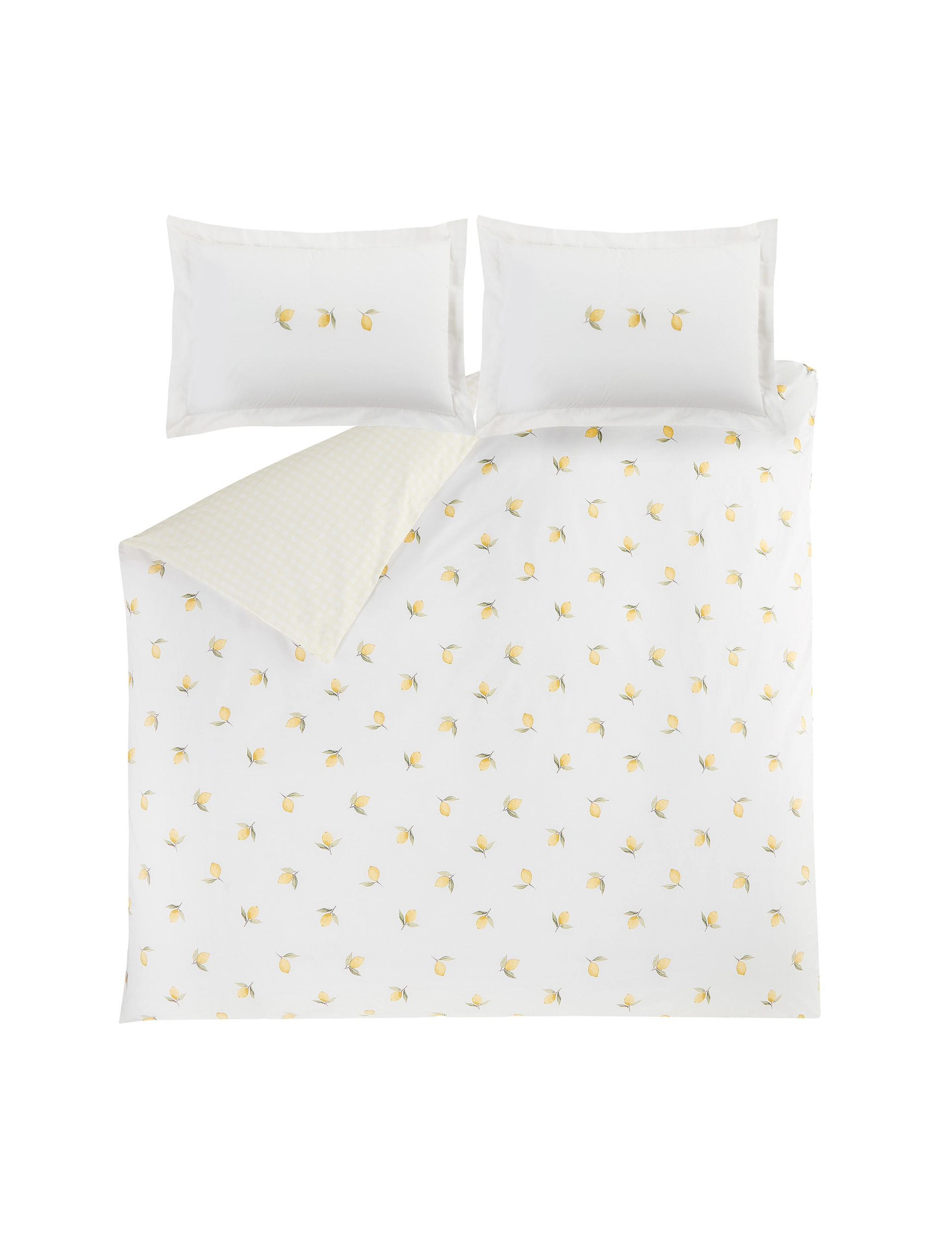 Pure Cotton Lemons Bedding Set 2 of 6