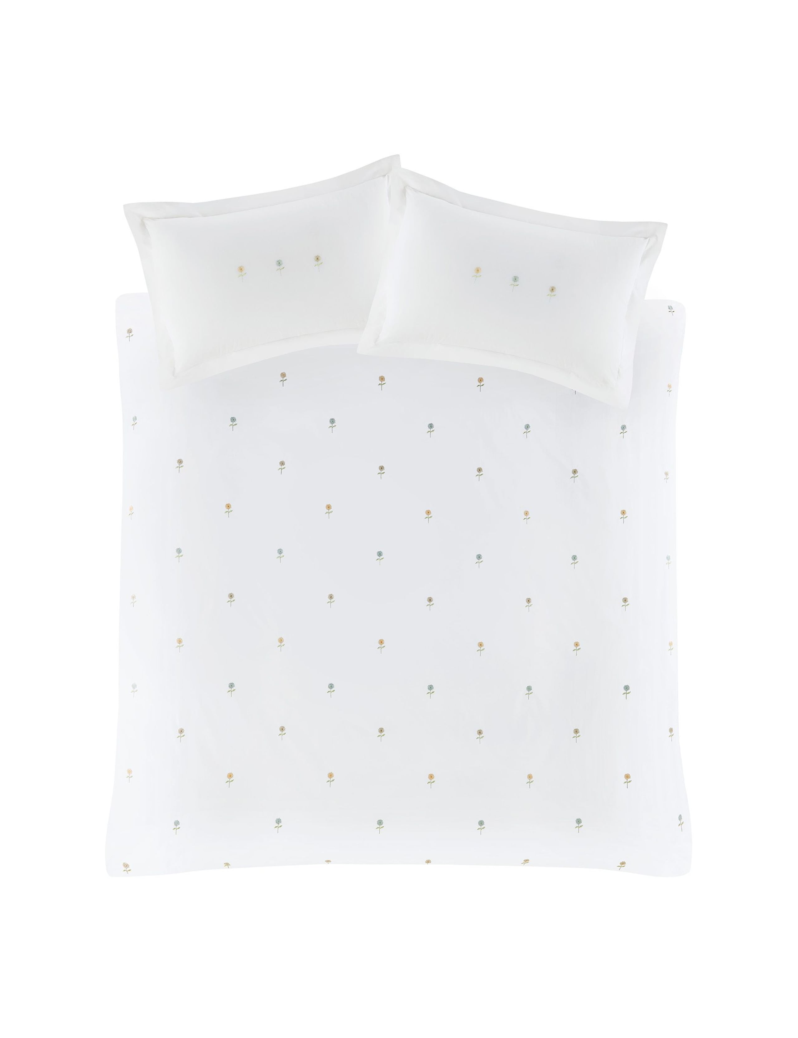 Pure Cotton Embroidered Sunflower Bedding Set 2 of 7