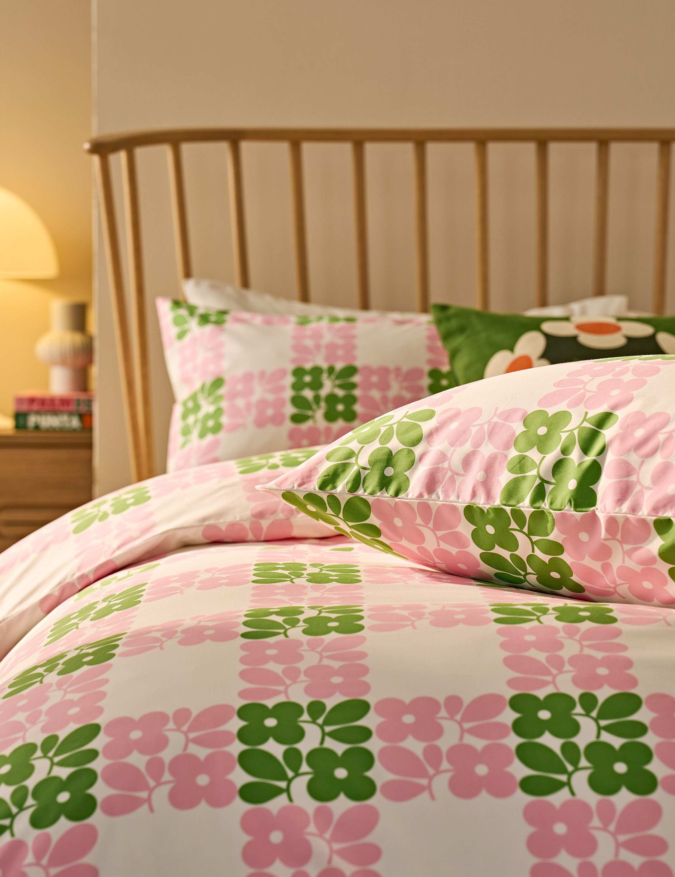 Pure Cotton Geometric Bedding Set 4 of 5