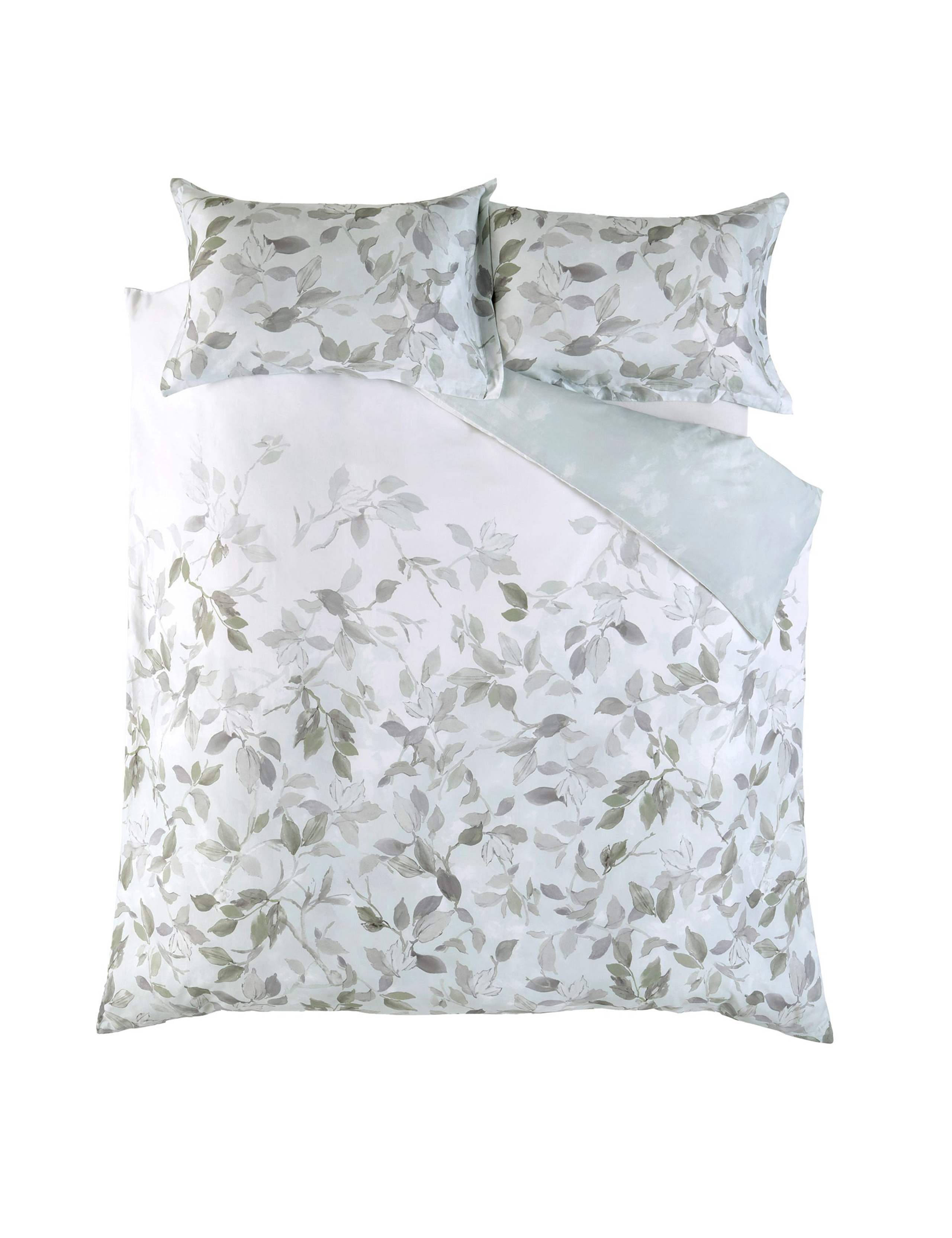 Fleur Blanche Pure Cotton Sateen Bedding Set 4 of 6
