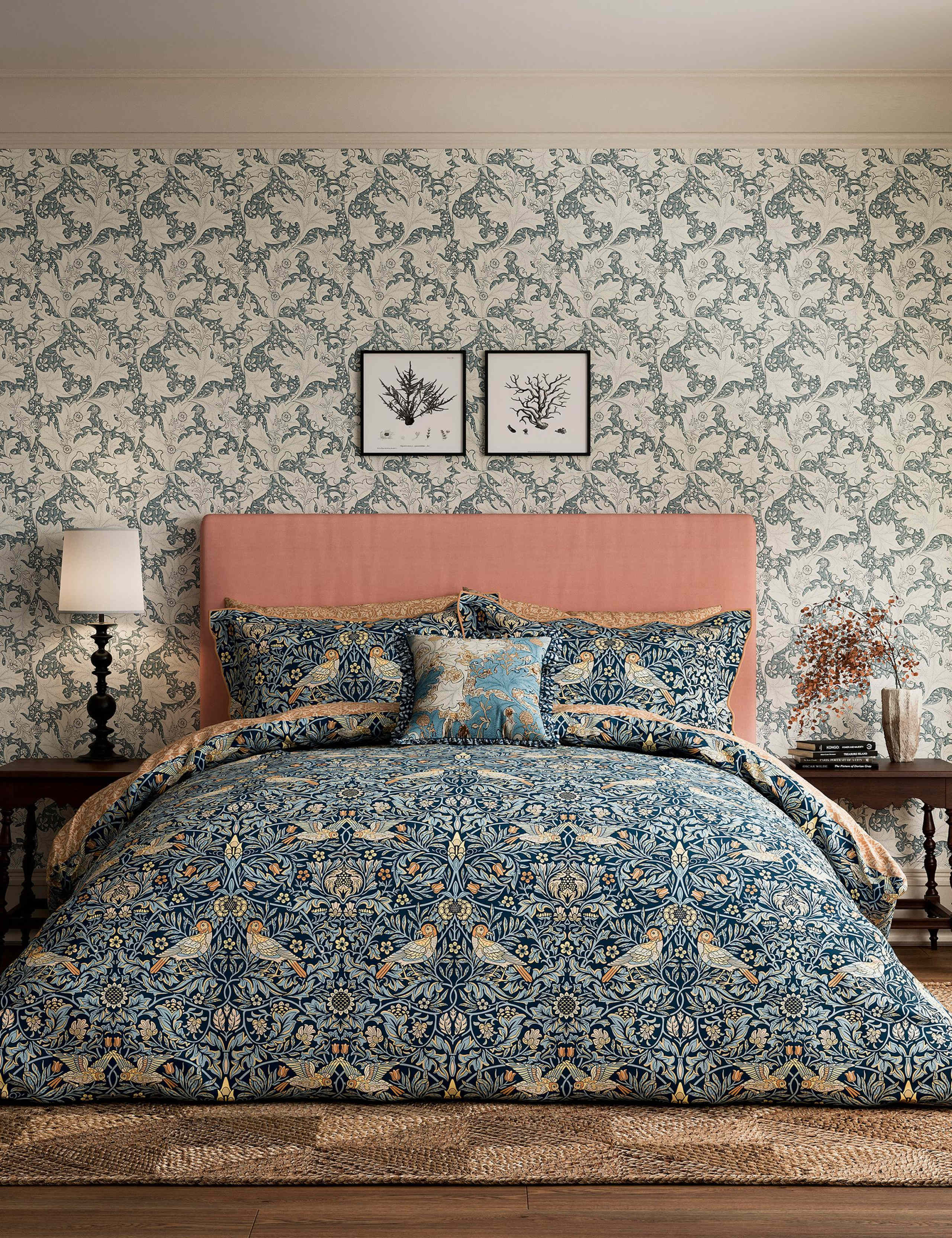 Pure Cotton Bird Bedding Set 1 of 4