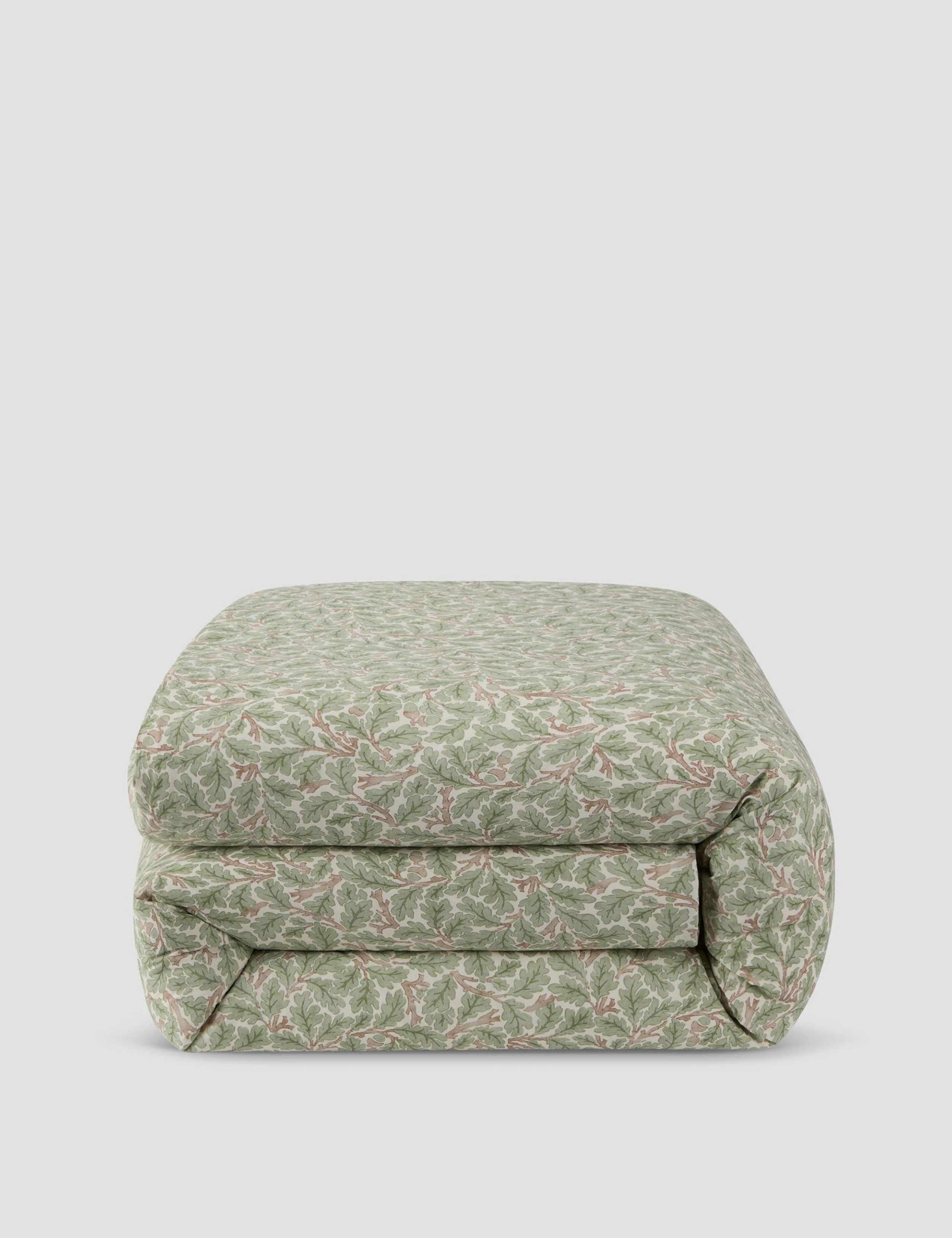 Pure Cotton Leaf Print Duvet Cover 3 of 3