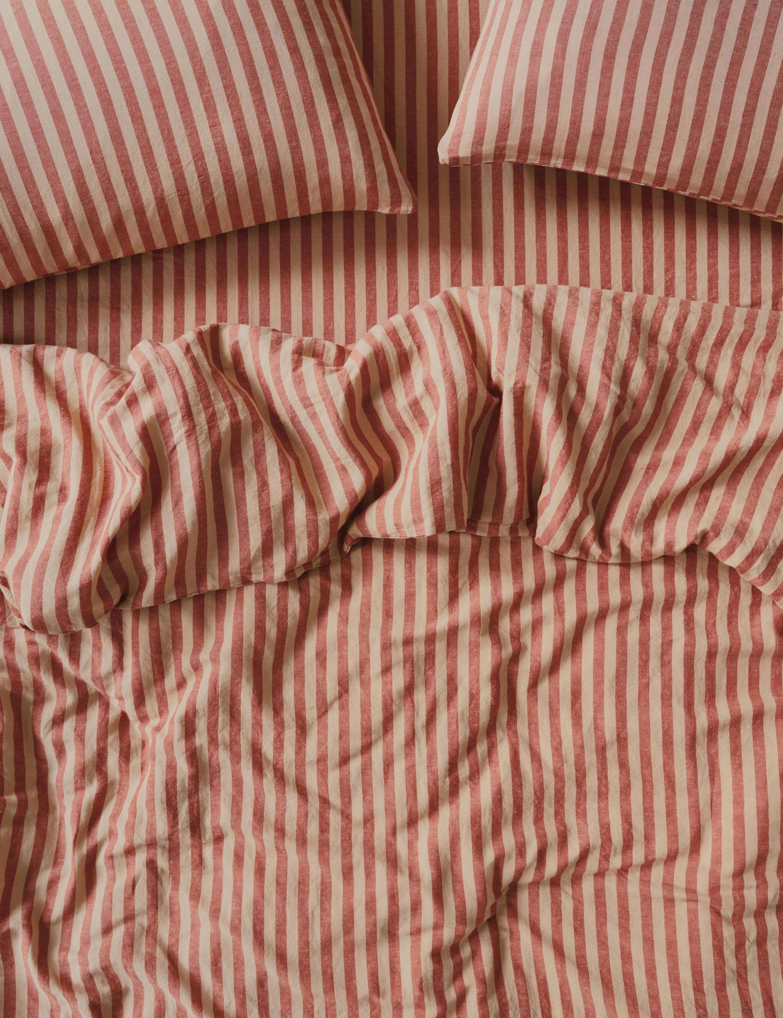 Pure Linen Pembroke Stripe Duvet Cover 2 of 4