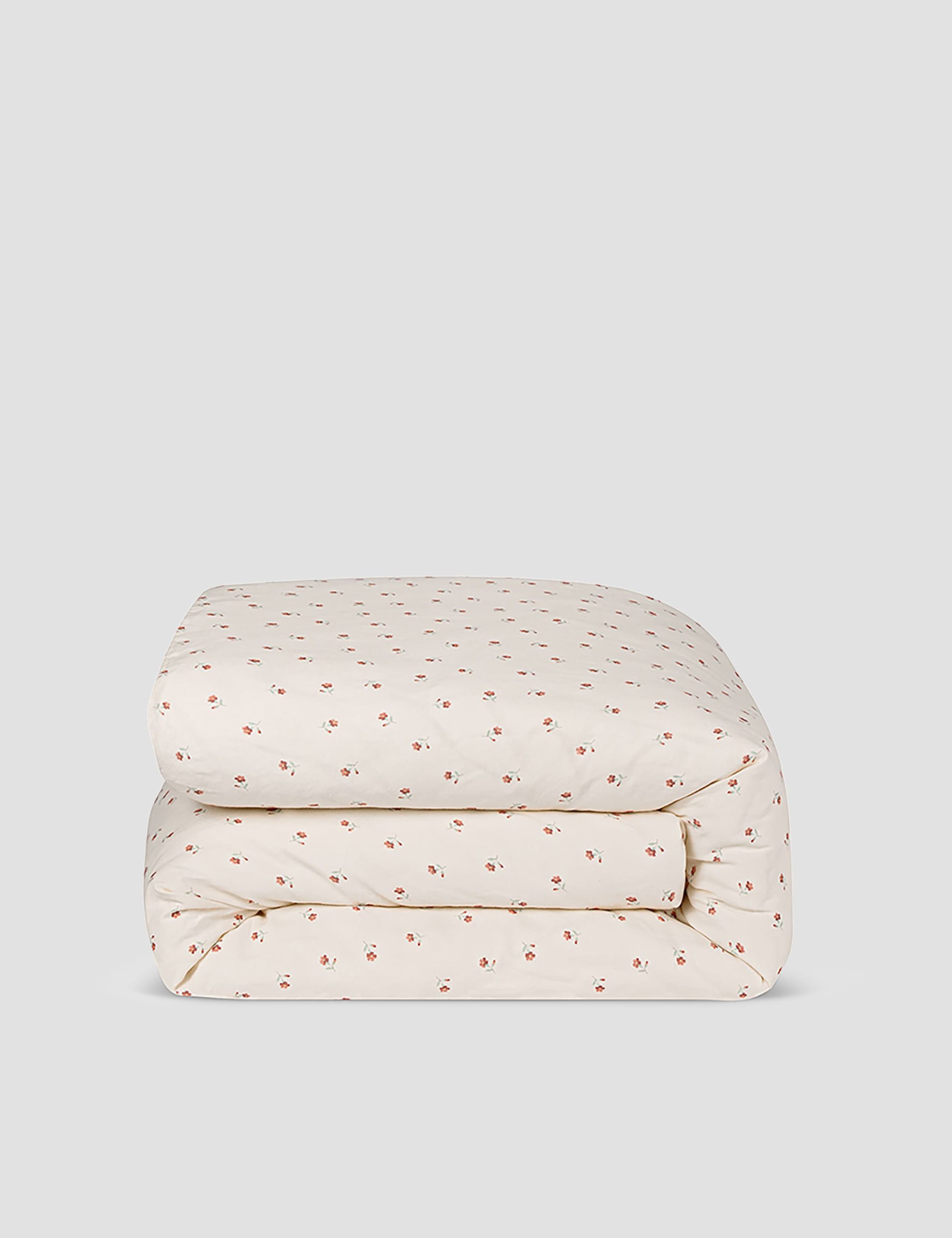 Linen Rich Floral Duvet Cover 3 of 3