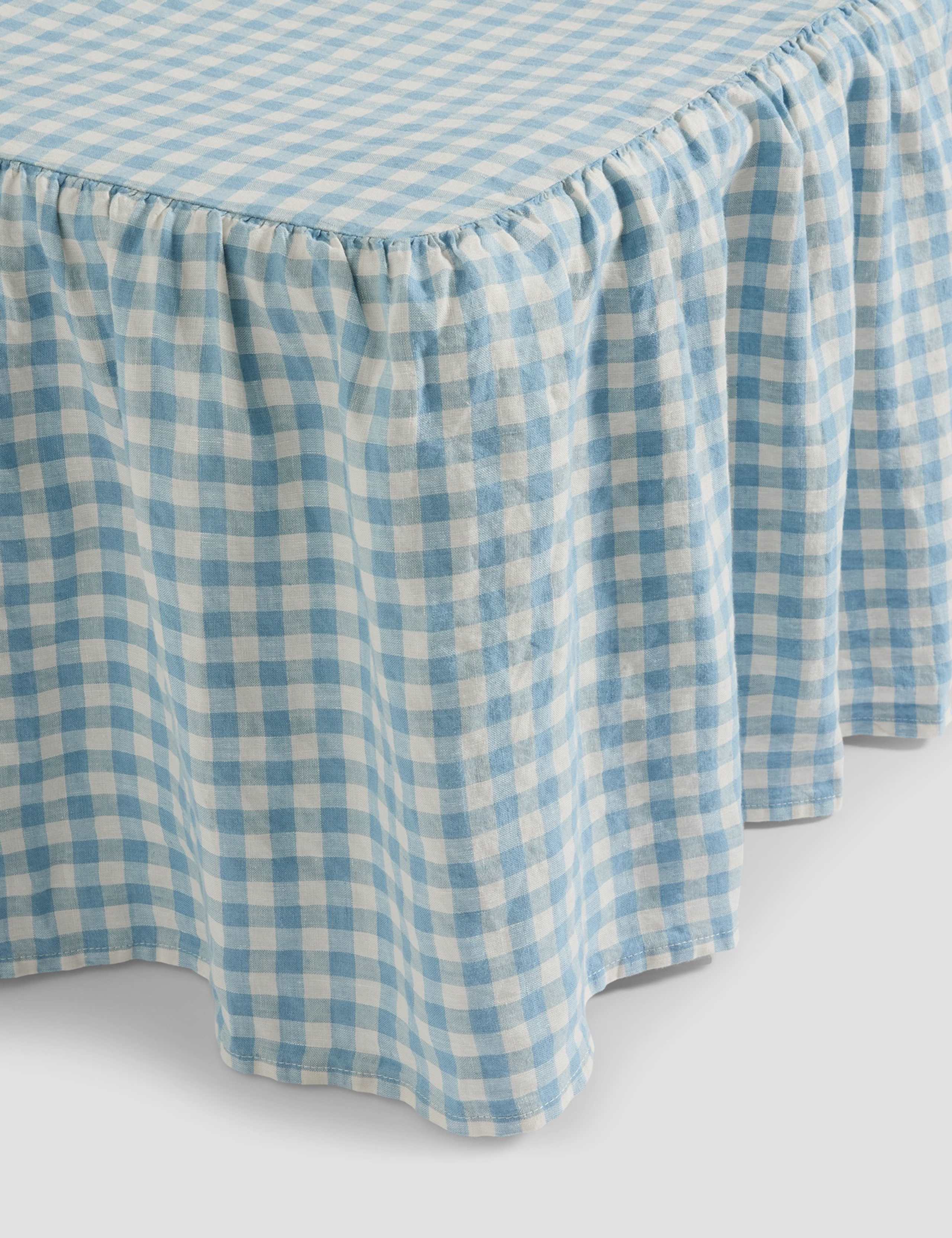 Linen Rich Gingham Valance Sheet 3 of 3