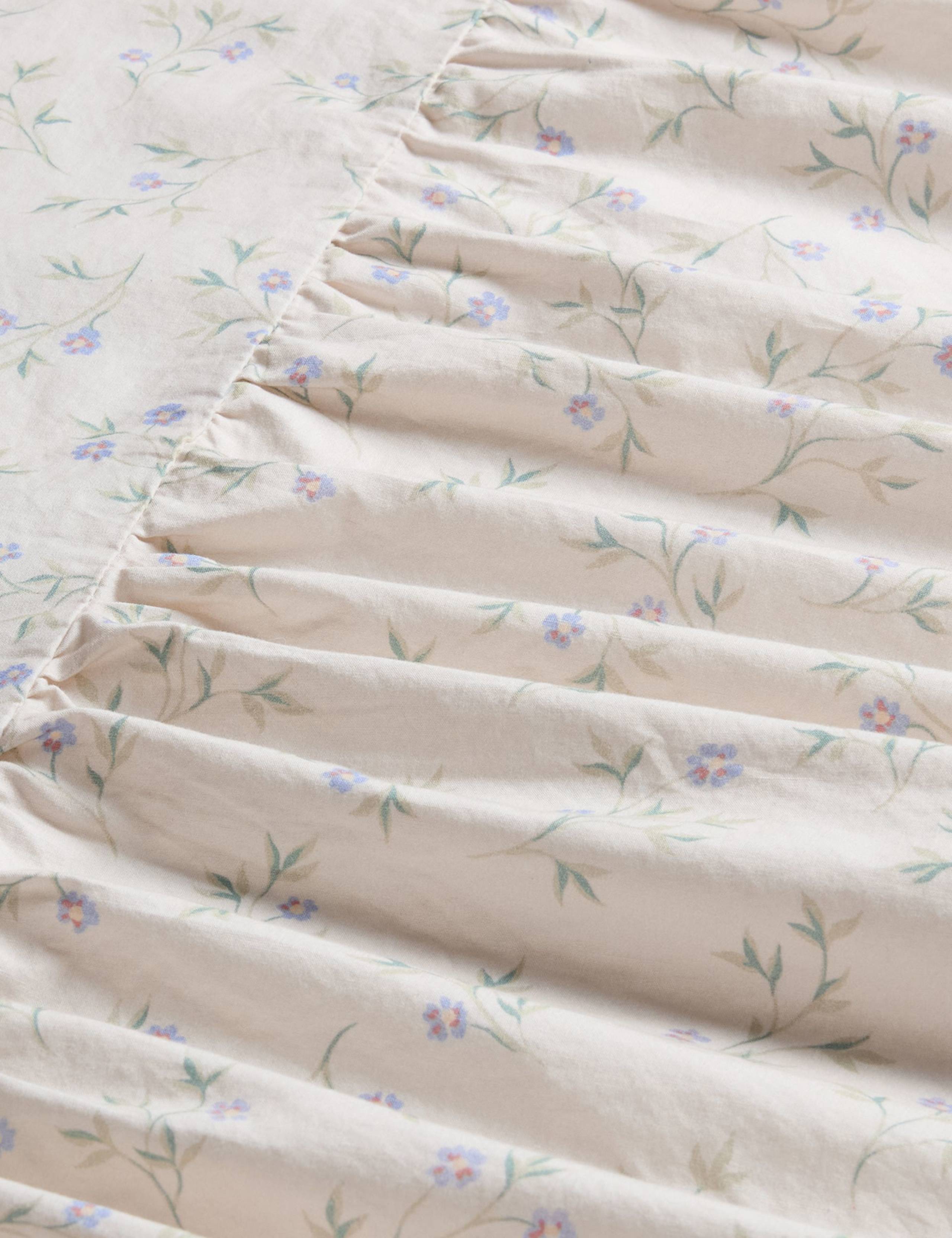Pure Cotton Floral Valance Sheet 2 of 3