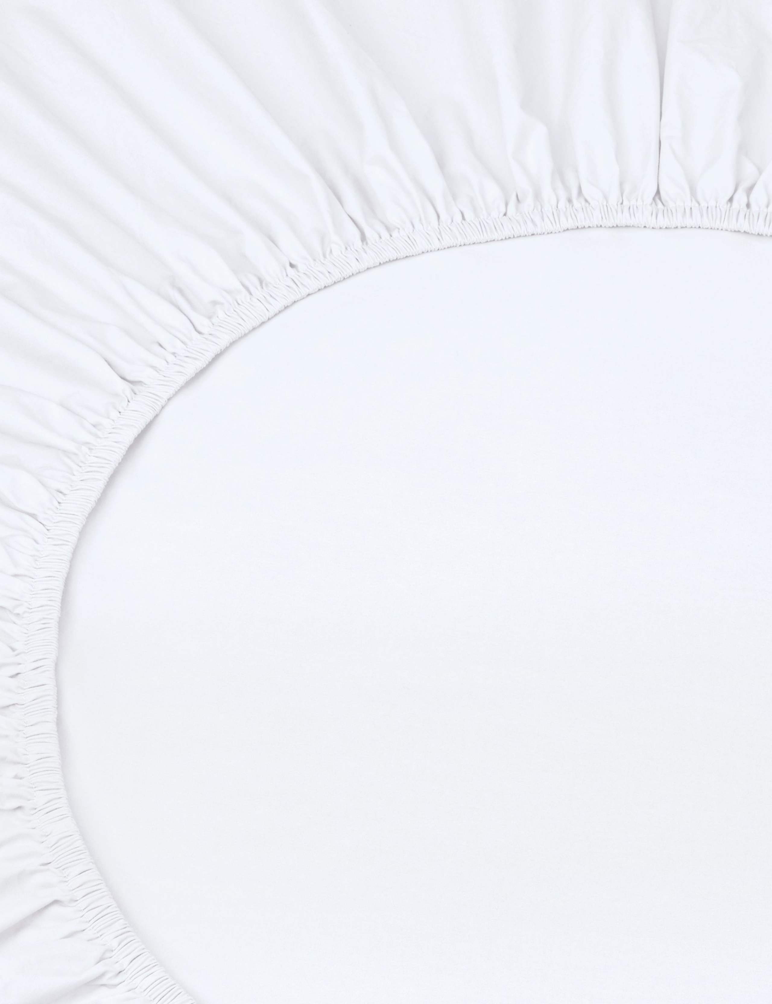 Washed Cotton Percale Fitted Sheet 3 of 3