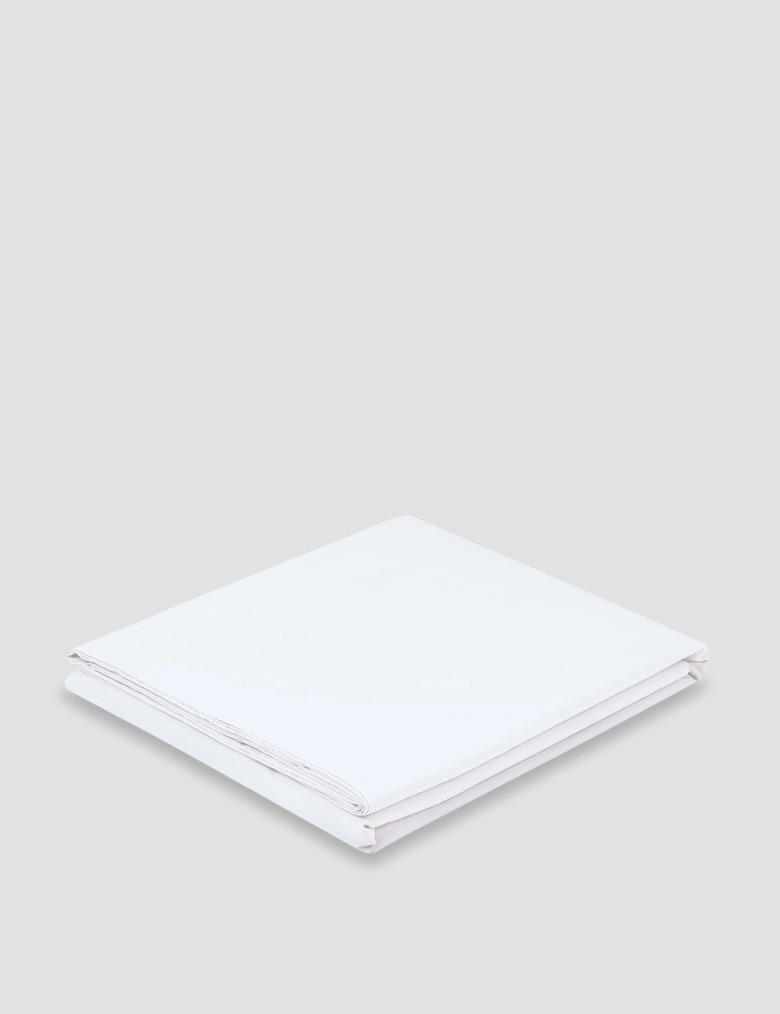 Pure Washed Cotton Percale Flat Sheet 3 of 3